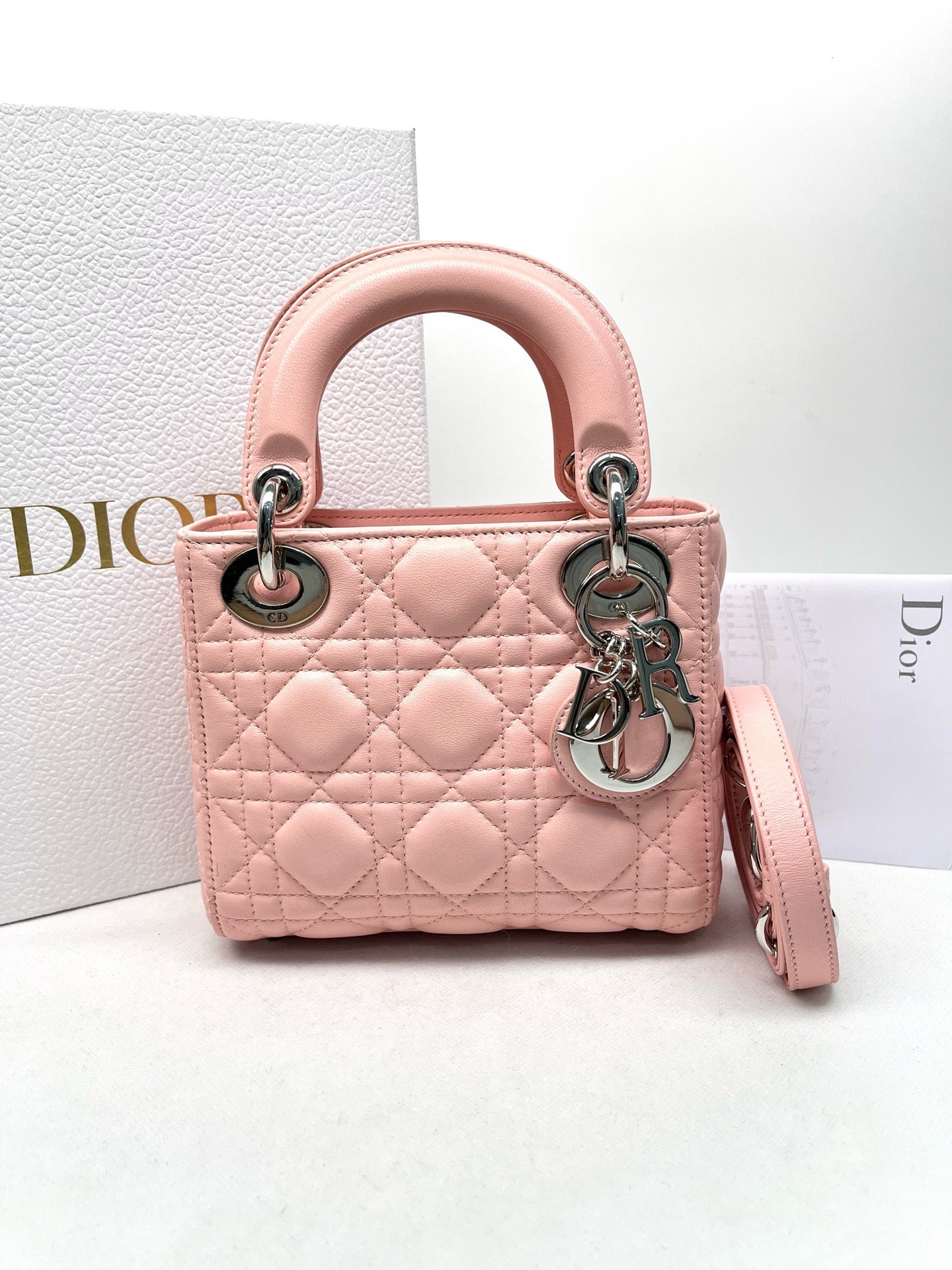 Dior Lady Dior Mini Pink