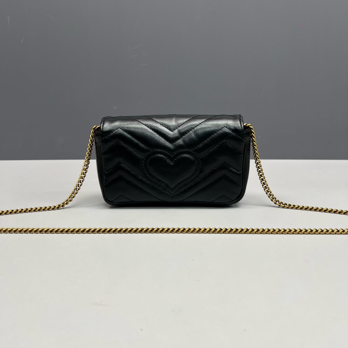 Gucci GG Marmont Mini Flap Bag black