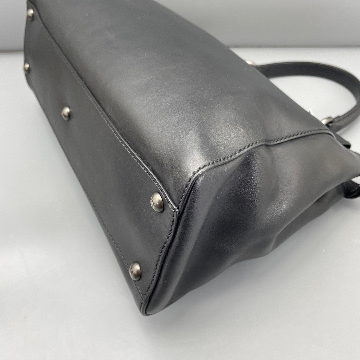 Fendi Black Calfskin Peekaboo Medium