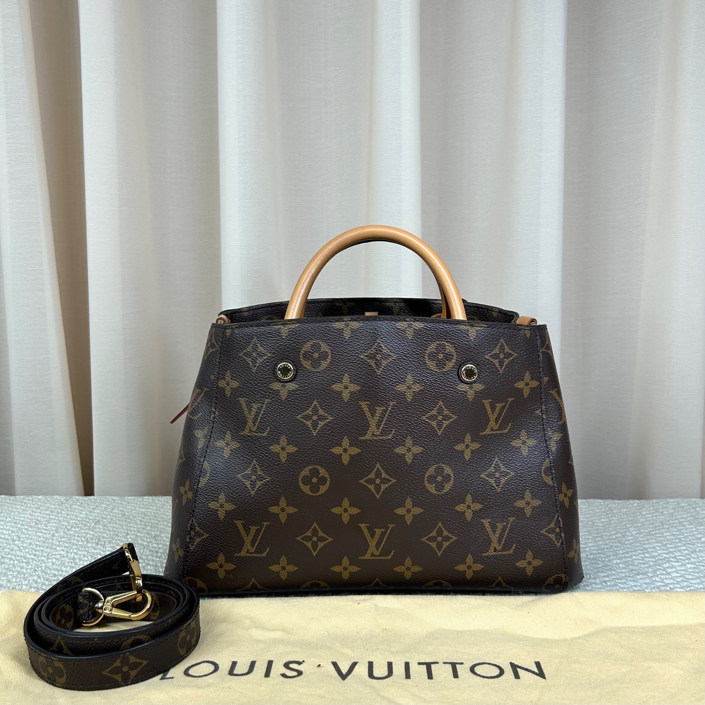 Louis Vuitton LV Montaigne BB Classic Monogram Canvas