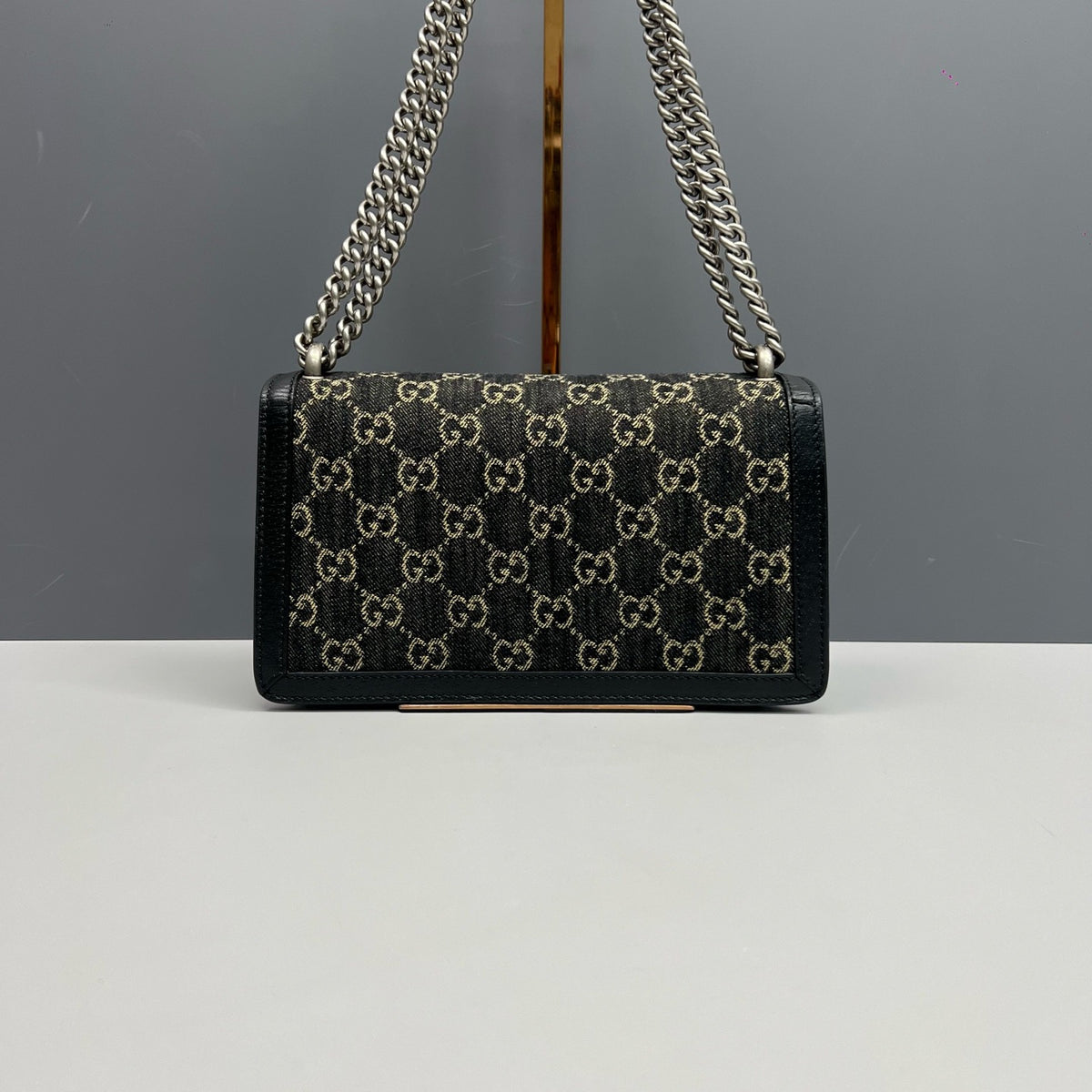 Gucci Dionysus Medium, Black GG Denim Canvas