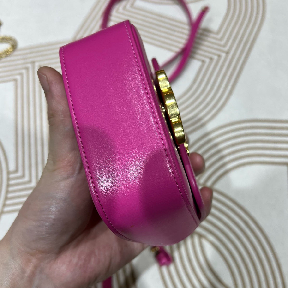 Celine Triomphe Mini Fuchsia