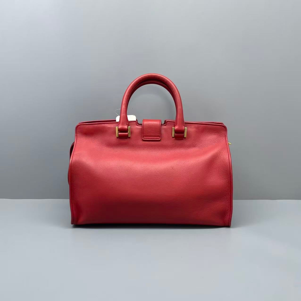 YSL Cabas Chyc Large Red