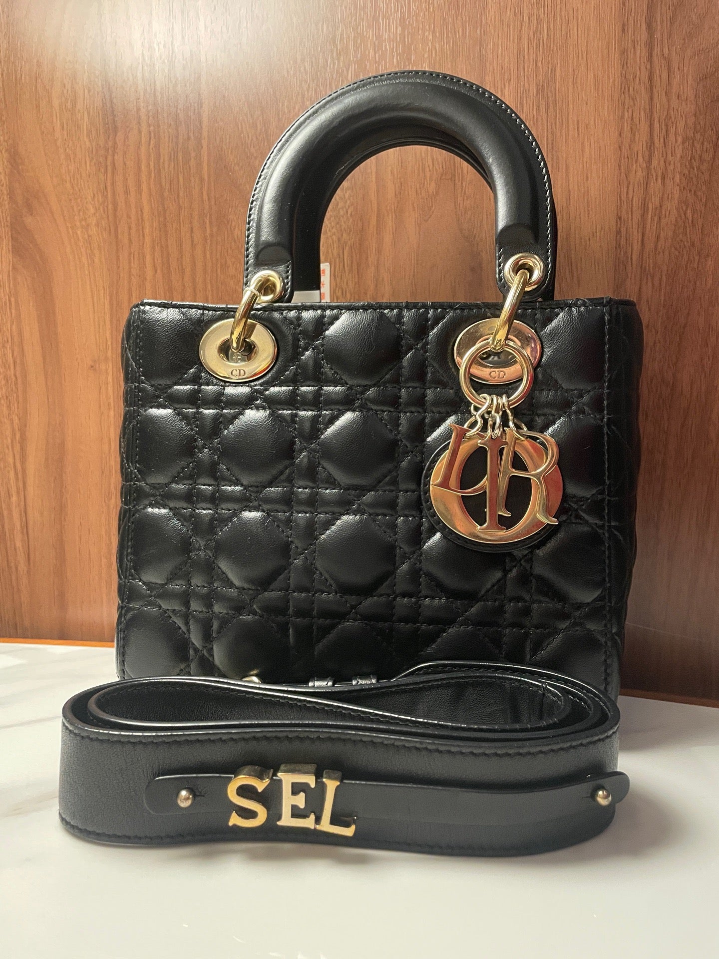 Christian Dior Lady Dior Medium Black