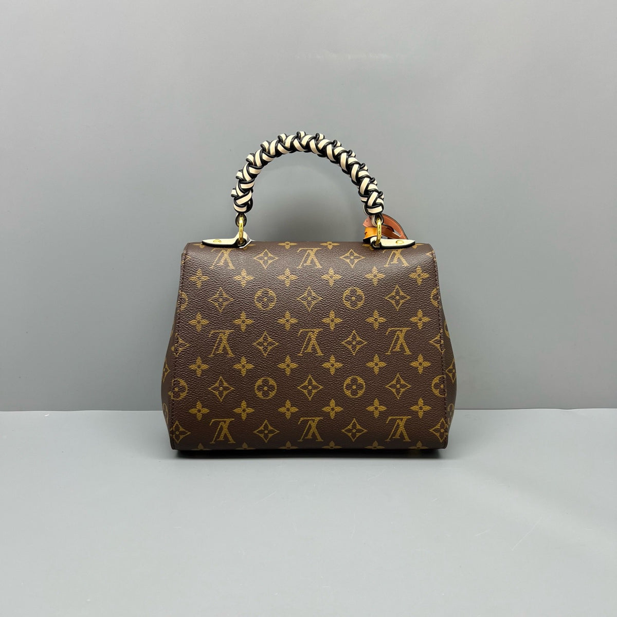 Louis Vuitton Cluny BB Monogram Canvas Braided Top Handle
