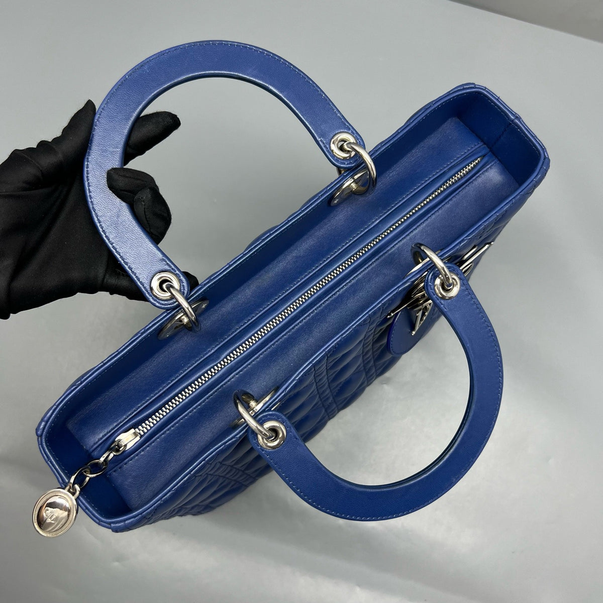 Dior Lady Dior Large Blue