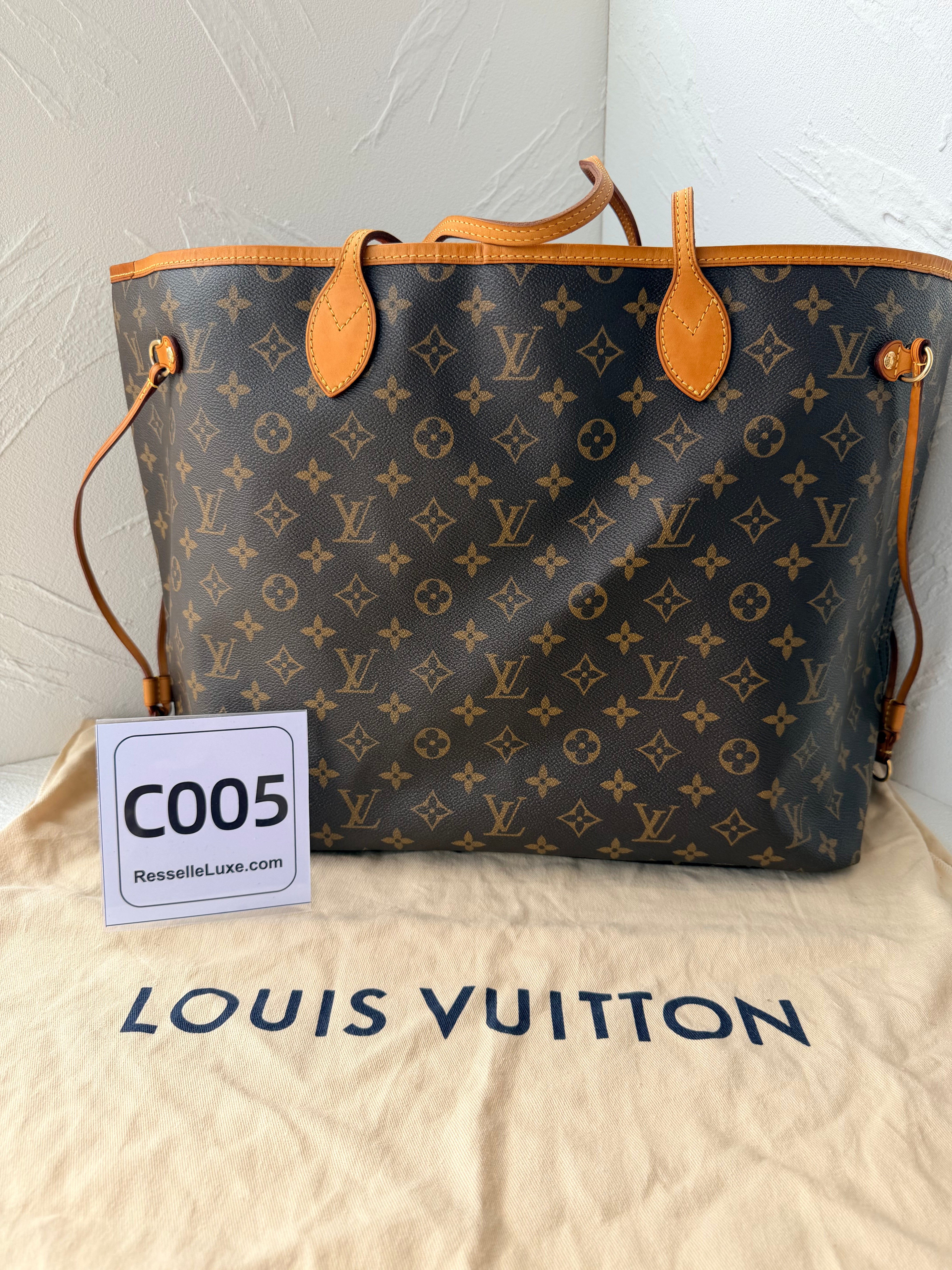 Louis Vuitton Neverfull GM Monogram Canvas Tote Bag