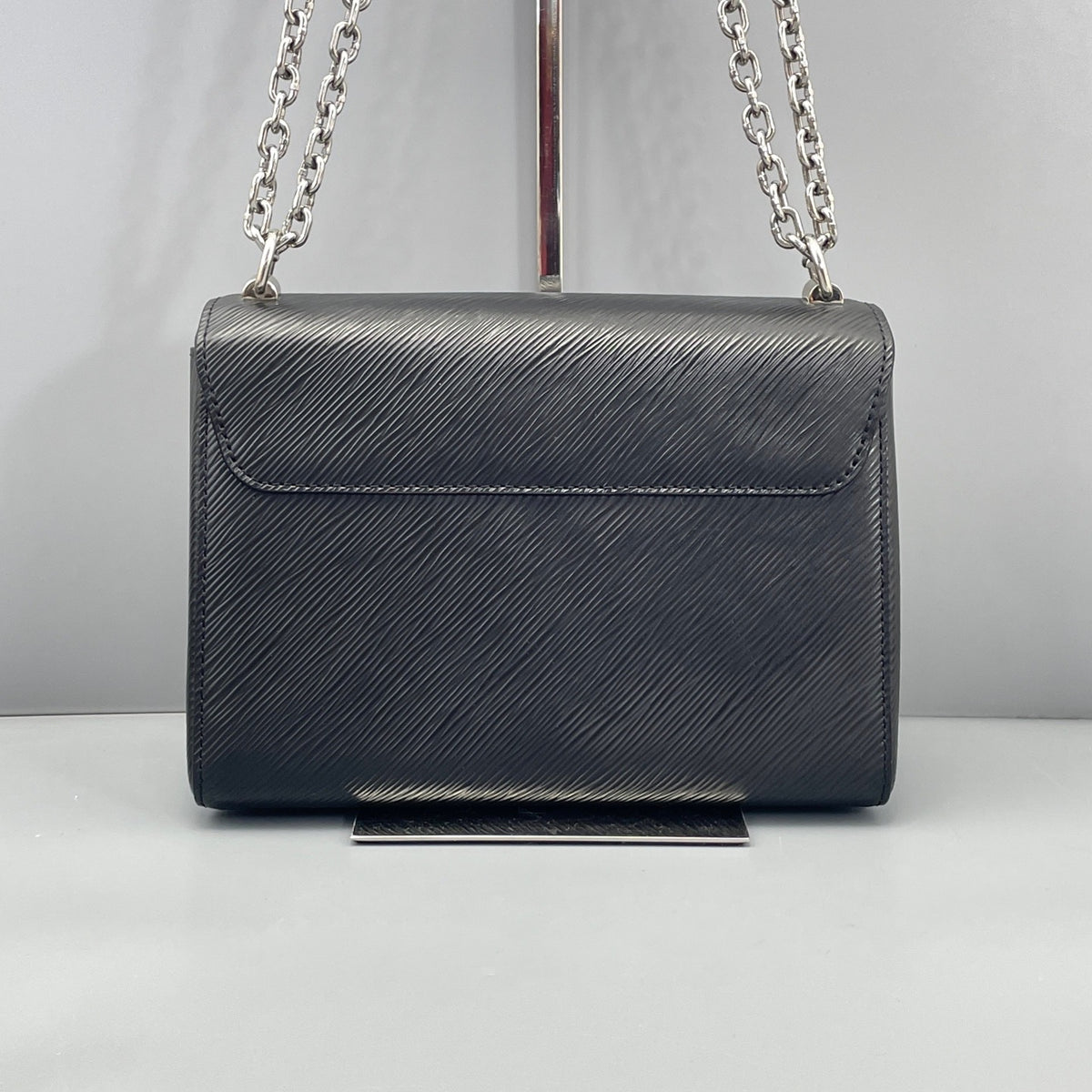 Louis Vuitton Black Epi Leather Twist Chain MM