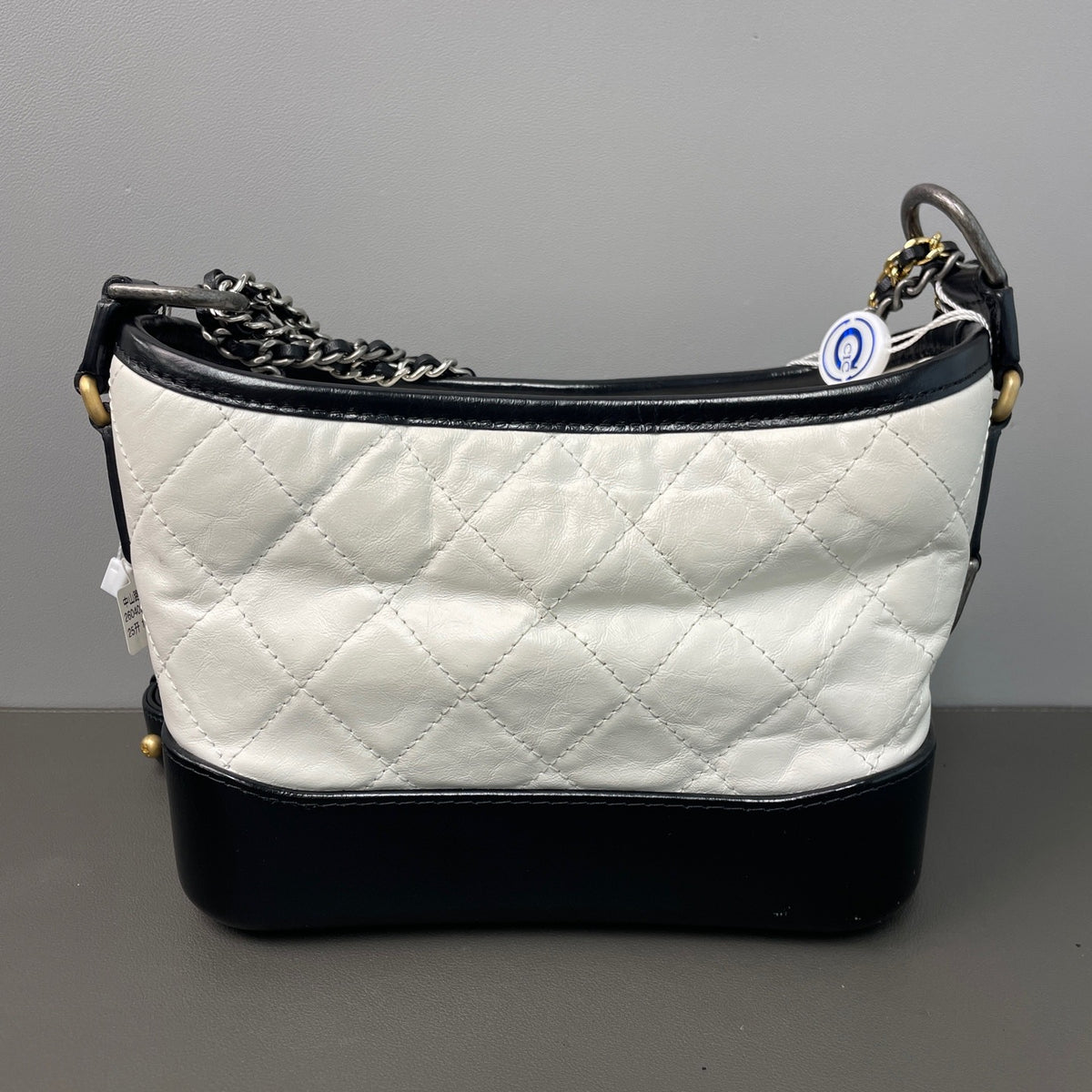 Chanel Gabrielle Small Black White