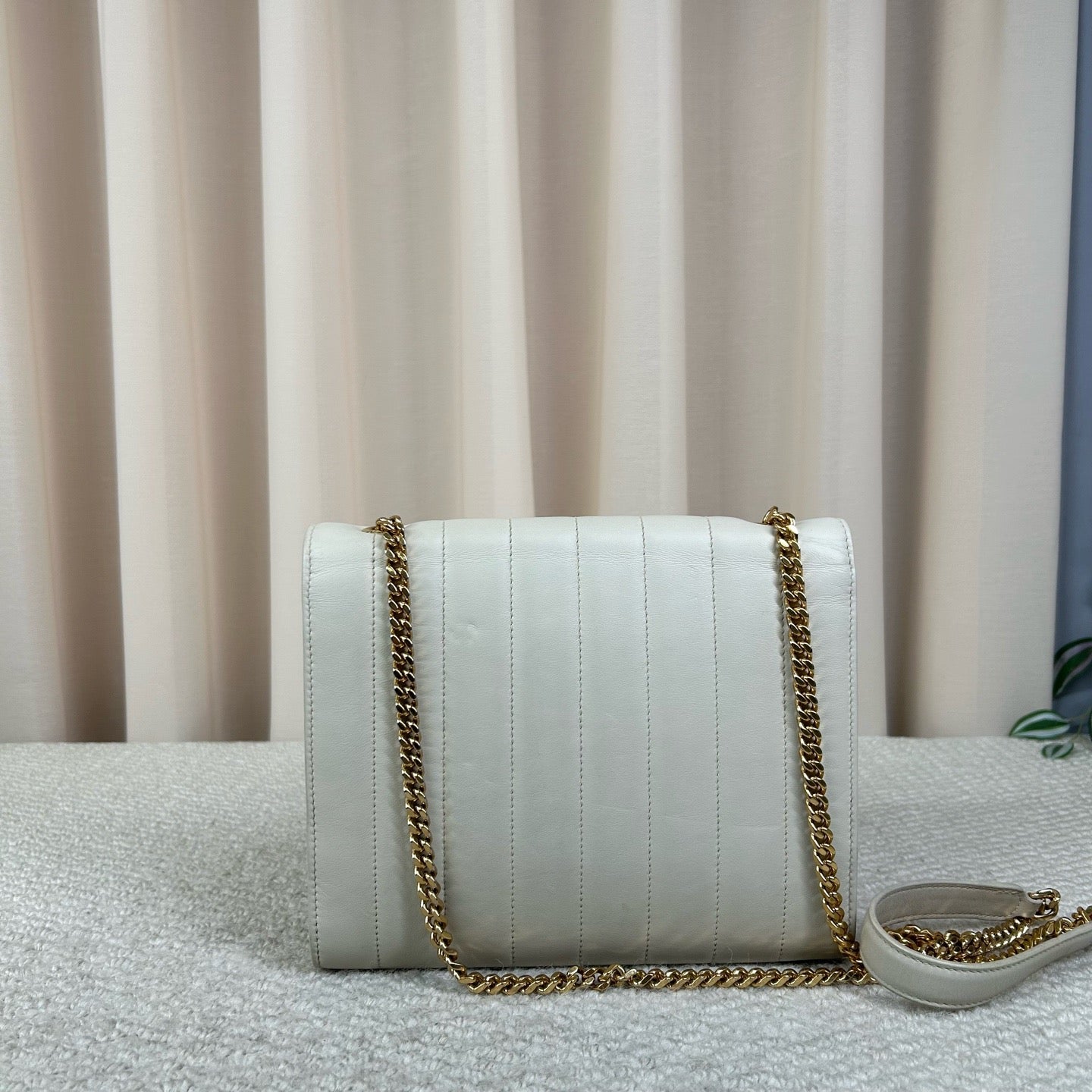 Saint Laurent Vicky Vertical Quilted Chain Bag