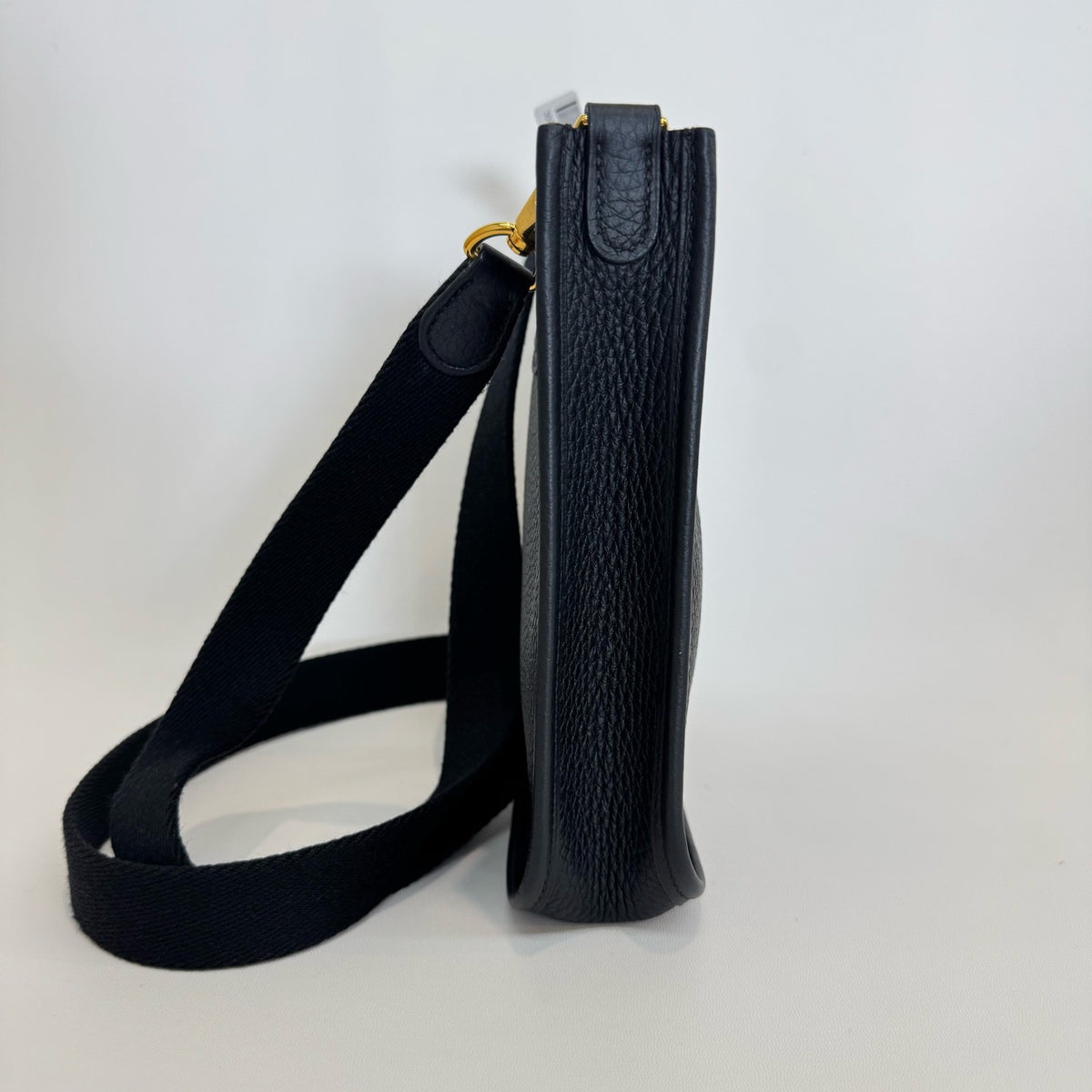 Hermès Evelyne 16 Mini, Black Clemence Leather