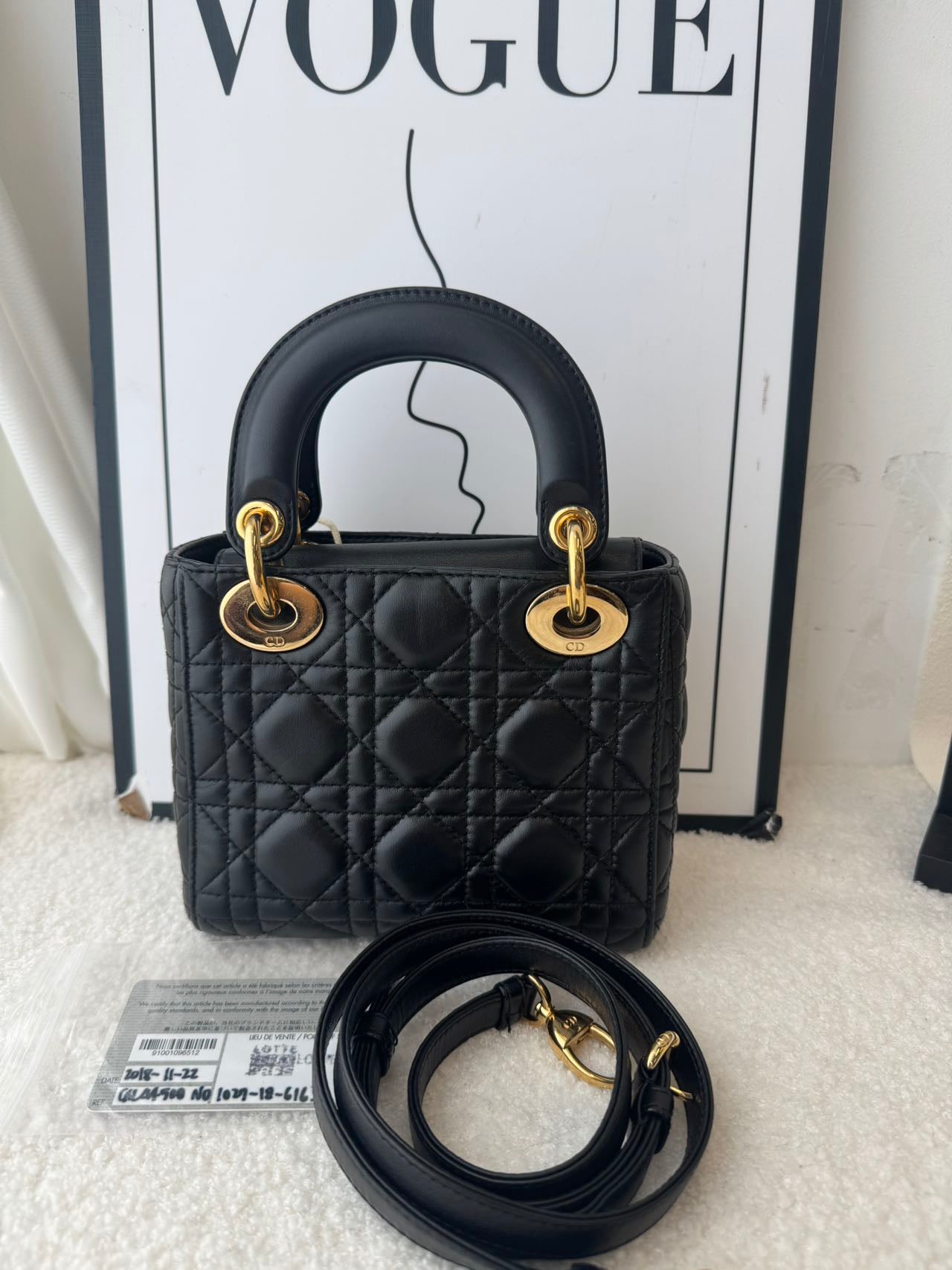 Lady Dior Micro Black