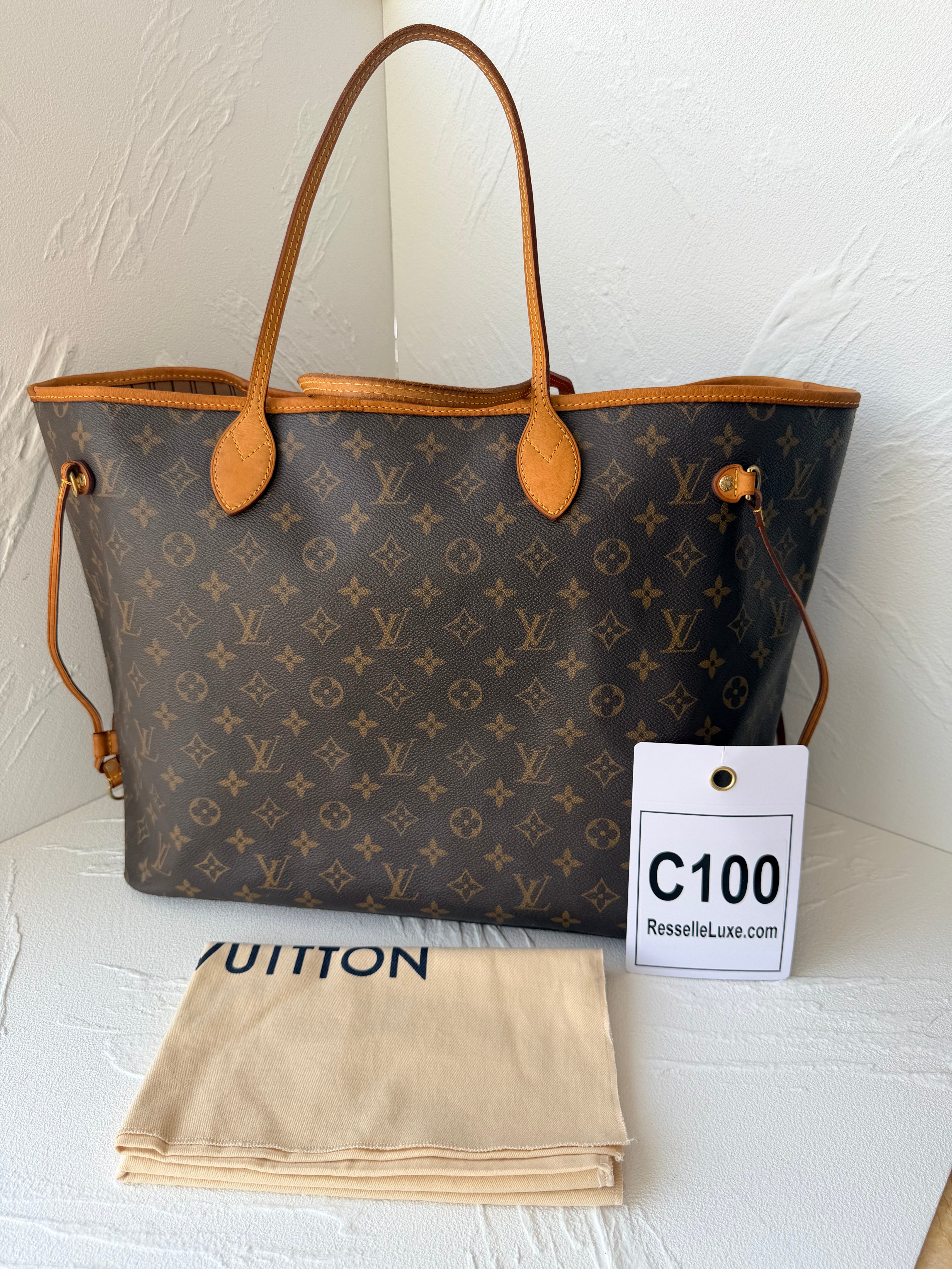 Louis Vuitton Neverfull GM Monogram Canvas Tote Bag