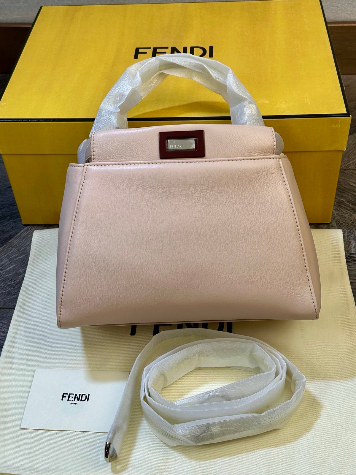 Fendi Mini Peekaboo Handbag