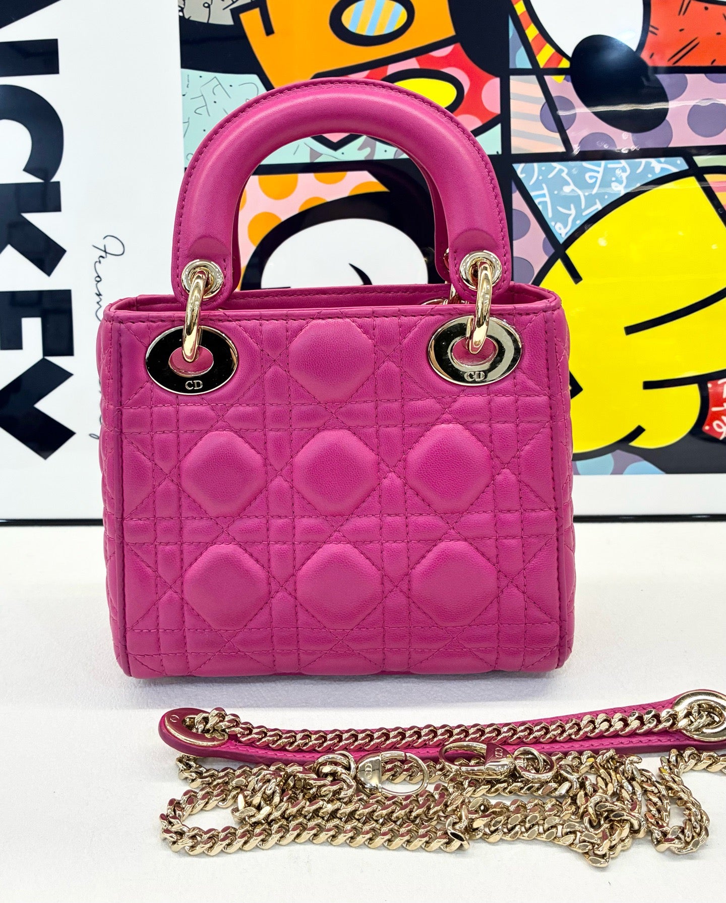 Christian Dior Lady Dior Mini Pink