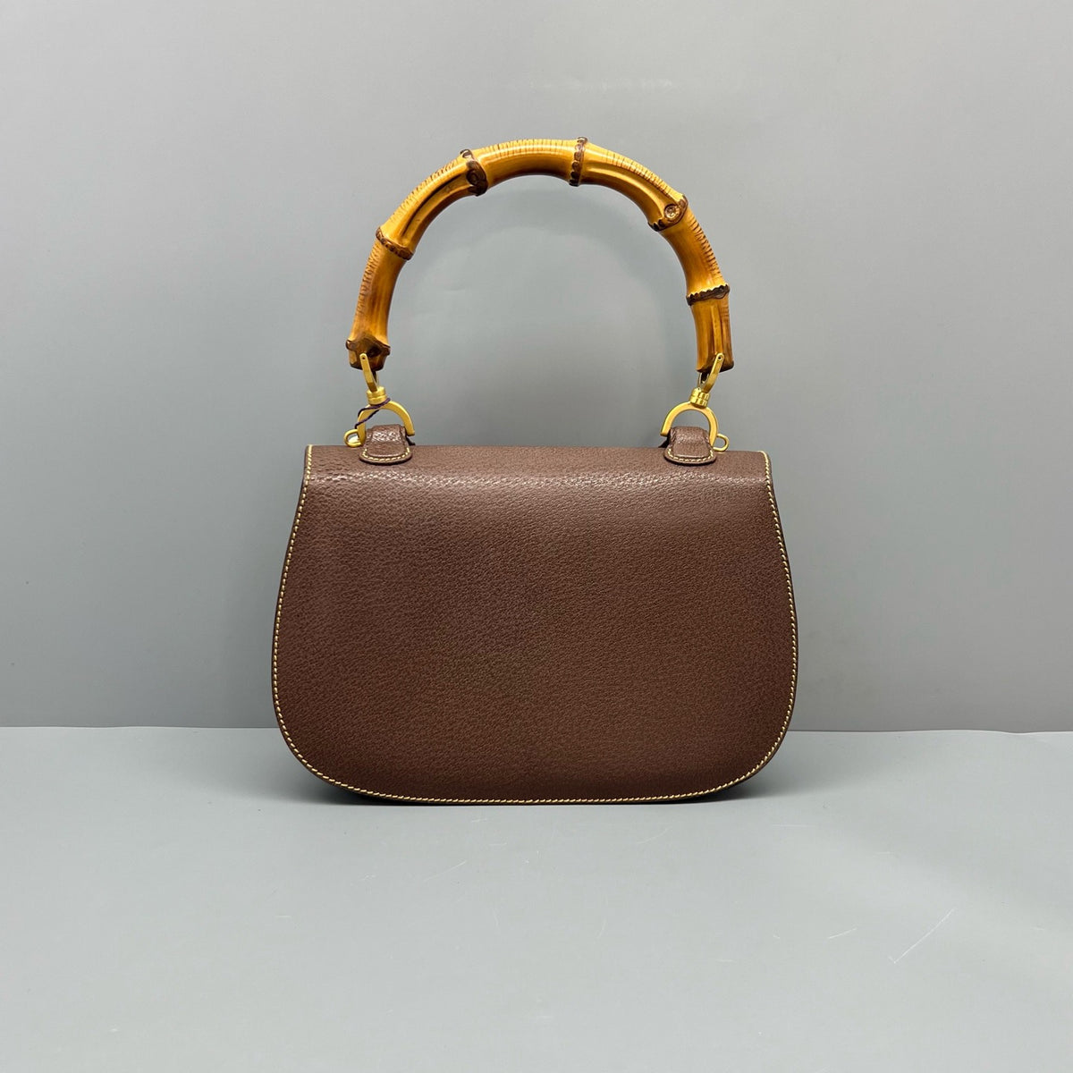 Gucci Brown Bamboo Medium
