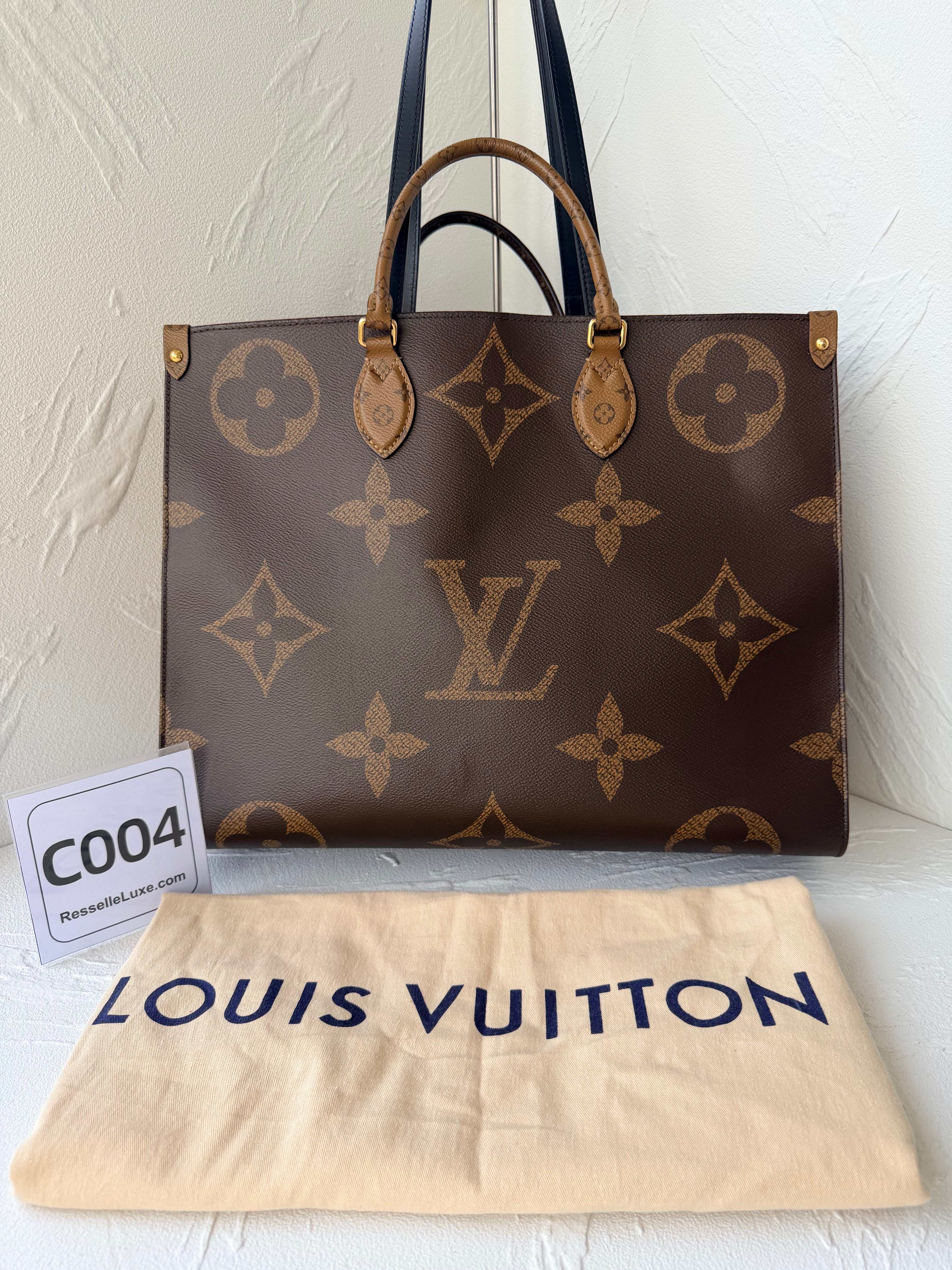 Louis Vuitton Large Onthego Monogram Canvas Tote Bag