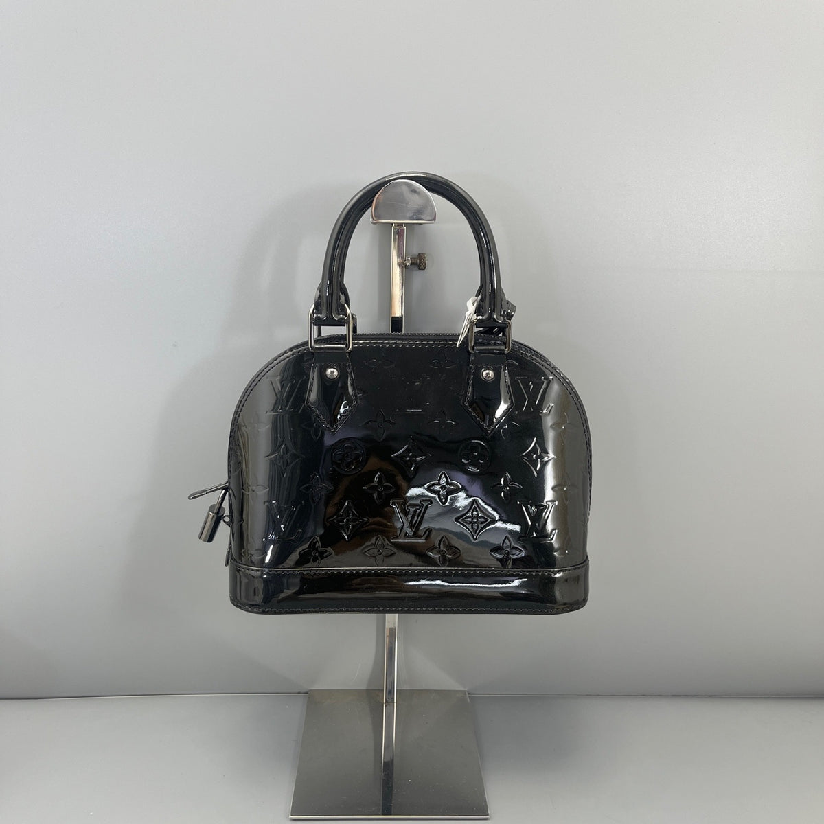 Louis Vuitton Black Monogram Vernis Alma