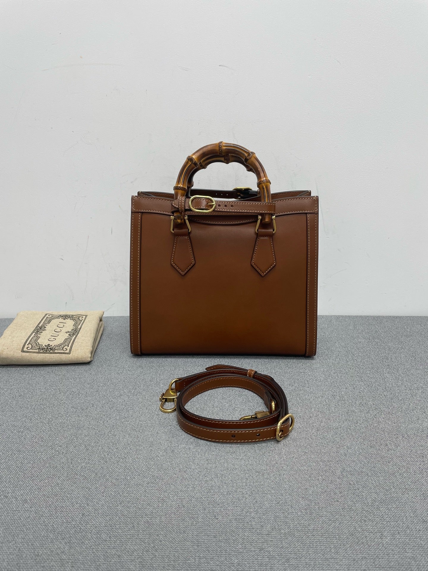 Gucci Brown Calfskin Diana Medium