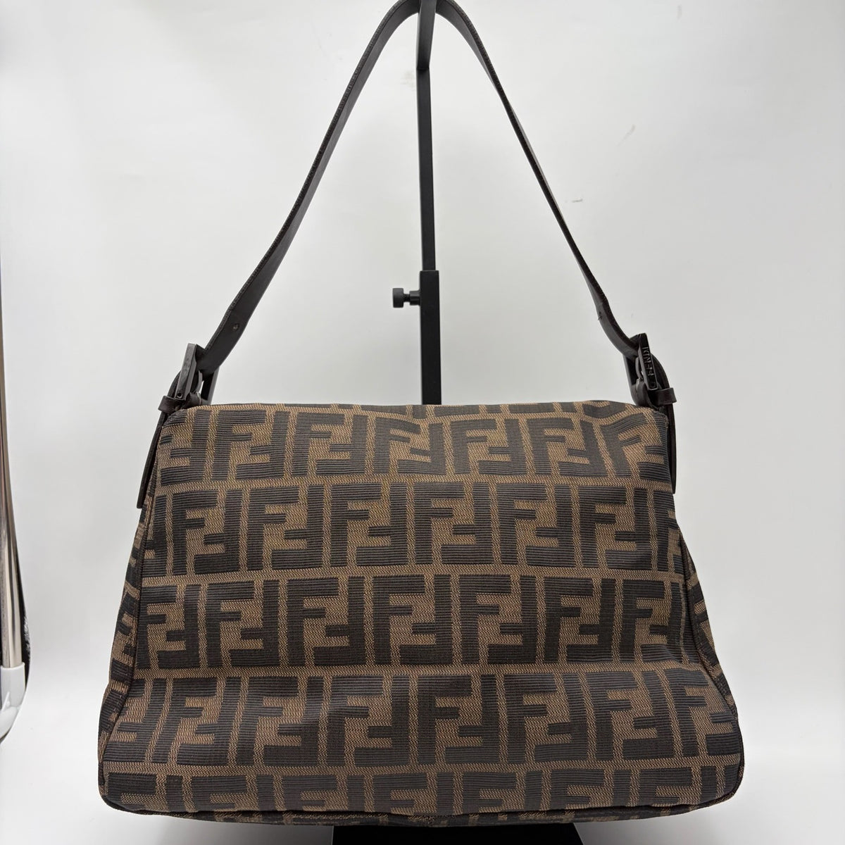 Fendi Brown Zucca Baguette