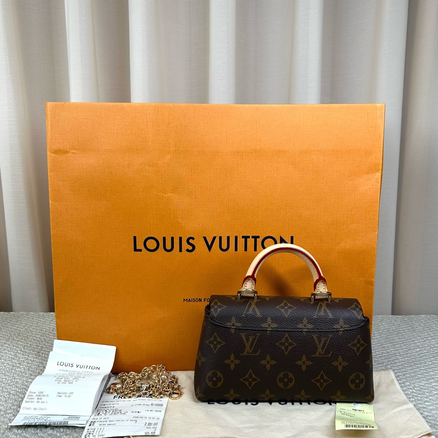 Louis Vuitton Nano Madeleine Monogram Canvas Bag