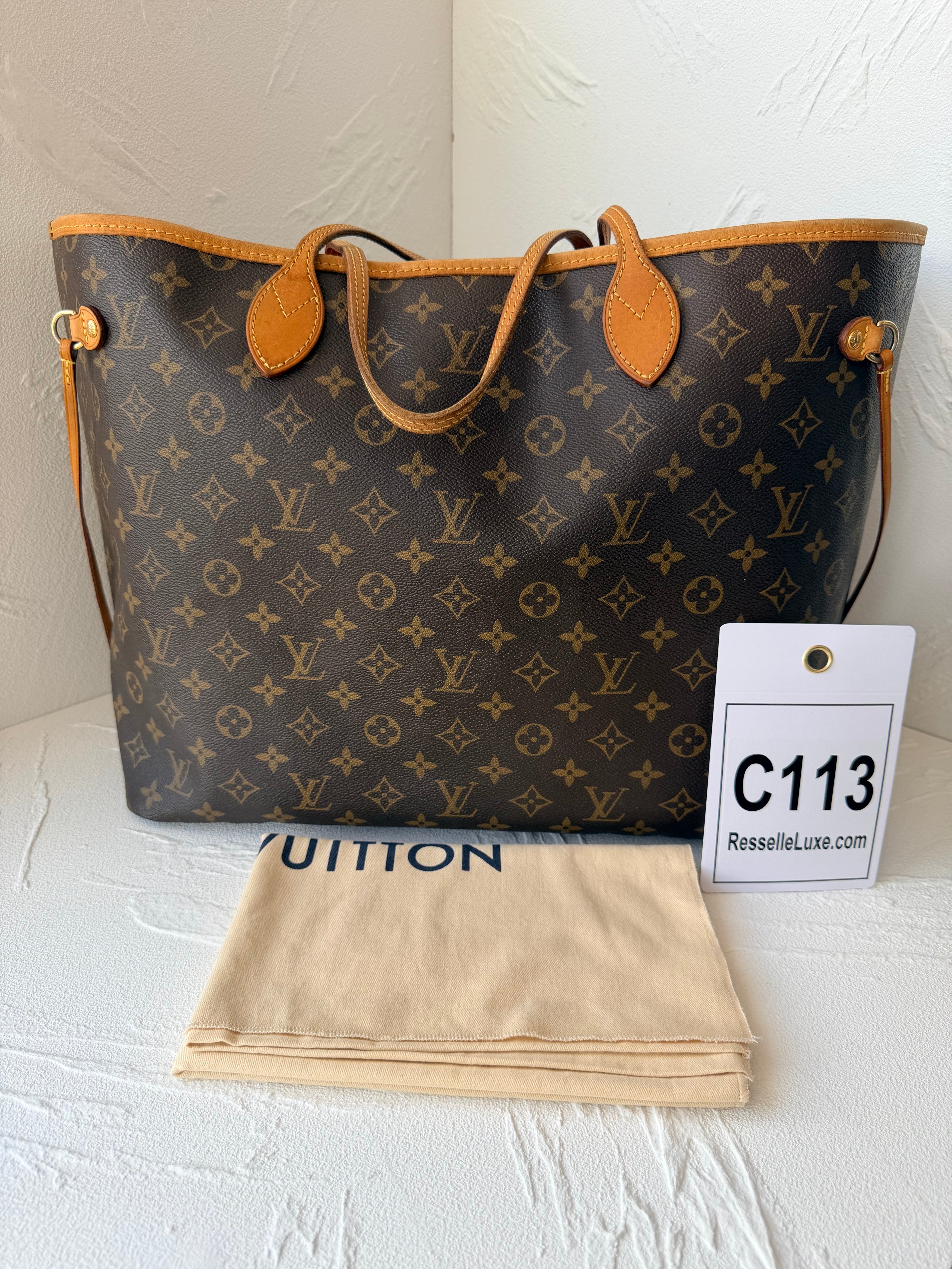 Louis Vuitton Neverfull GM Tote, Monogram Canvas