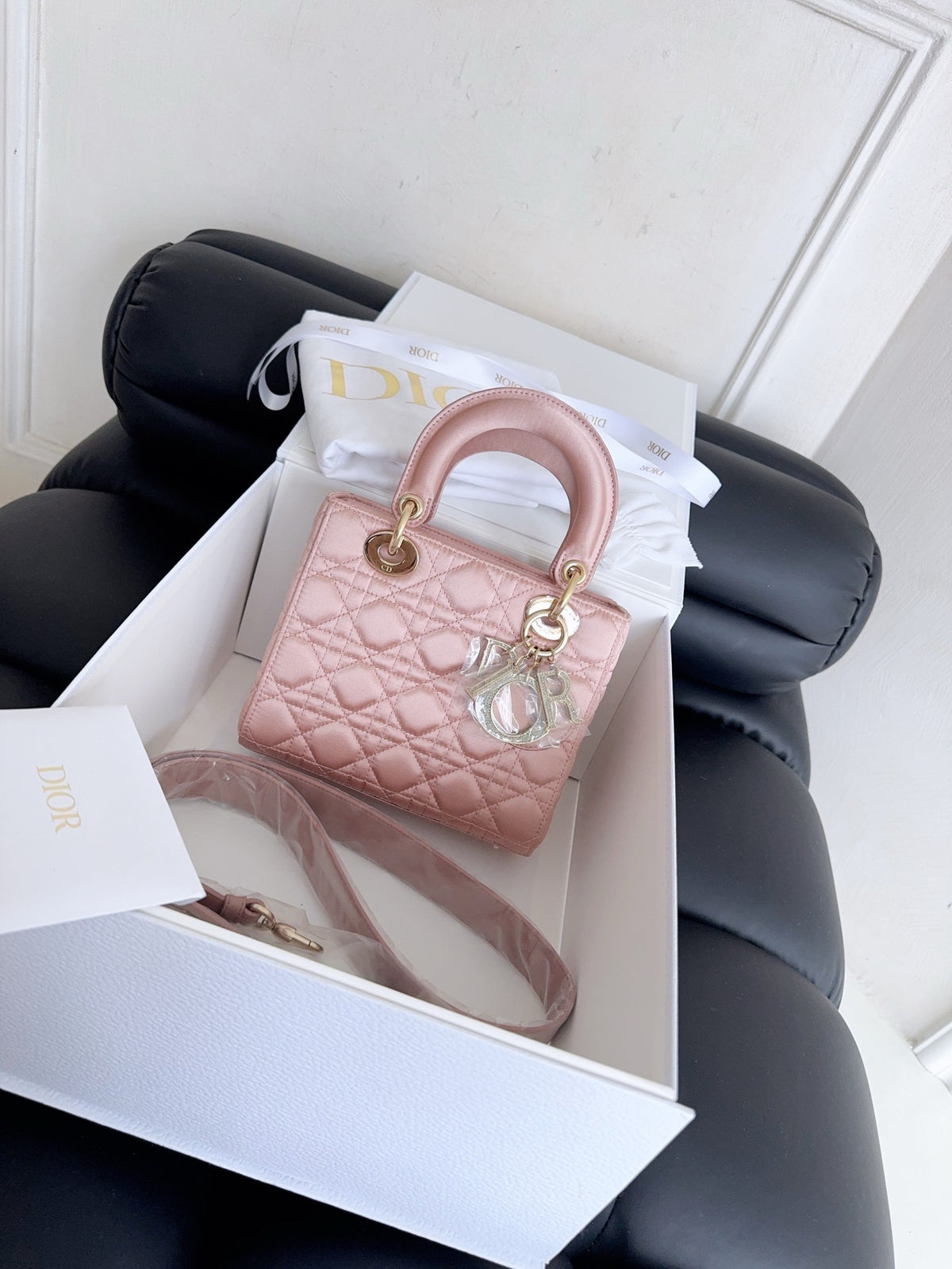 Dior Mini Lady Dior Blush Pink