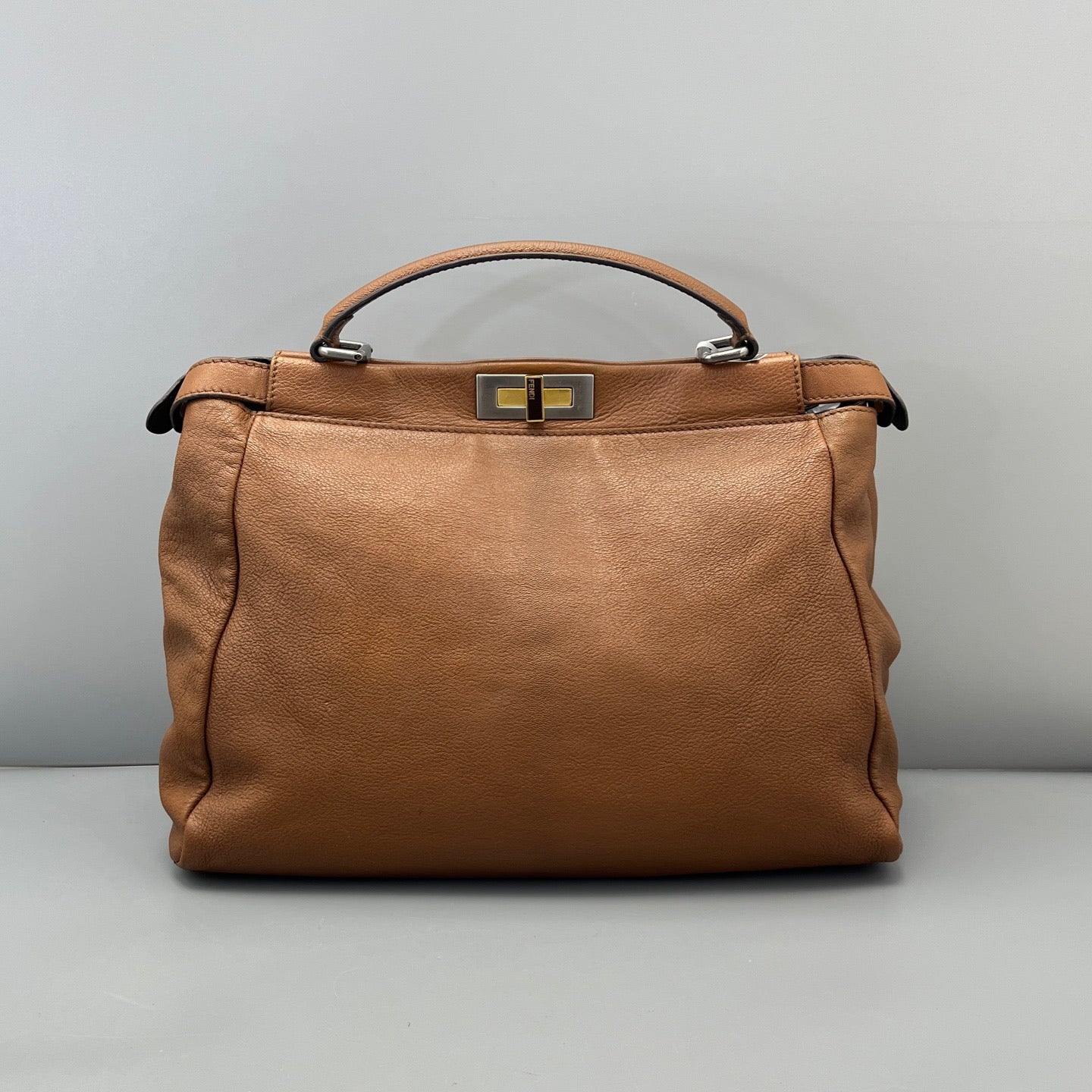 Fendi Large Peekaboo Brown