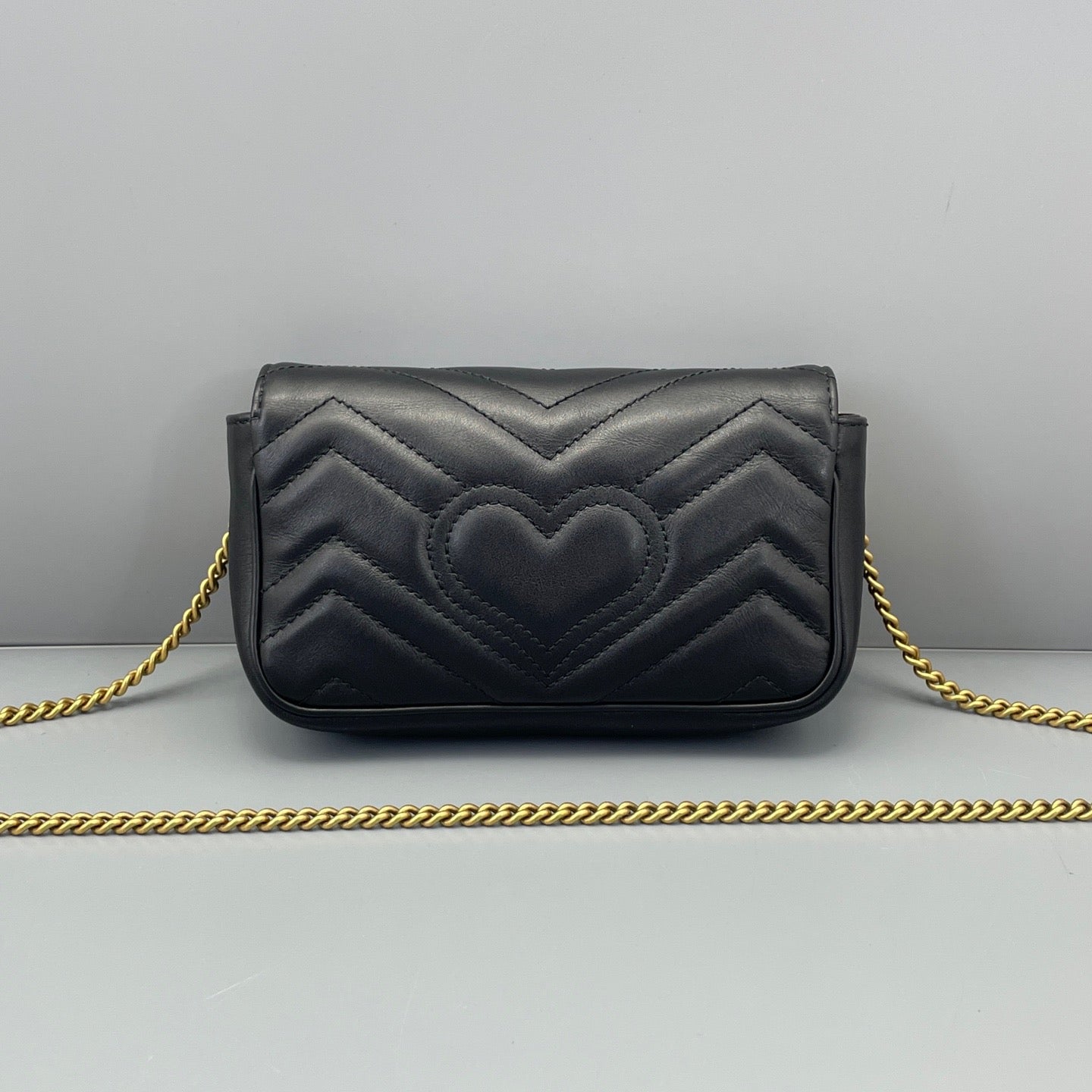Gucci Super Mini GG Marmont Black