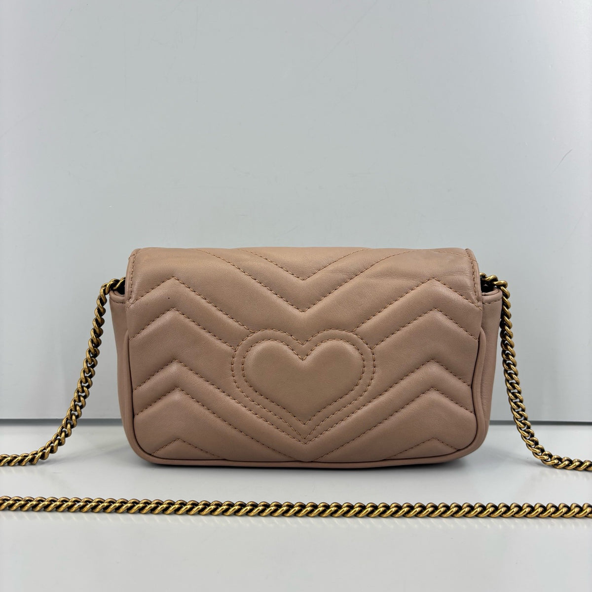 Gucci GG Marmont Super Mini Dusty Pink