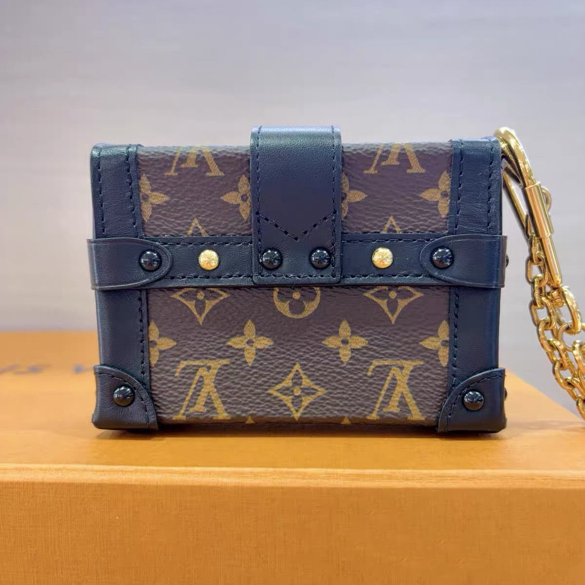 Louis Vuitton Mini Trunk Monogram Canvas Crossbody Bag