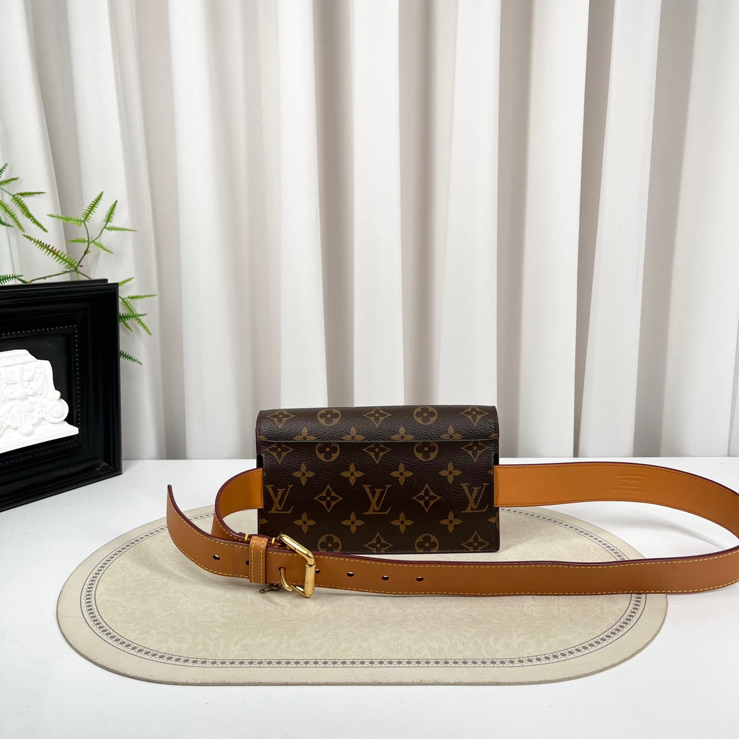 Louis Vuitton LV Monogram S Lock Belt Bag