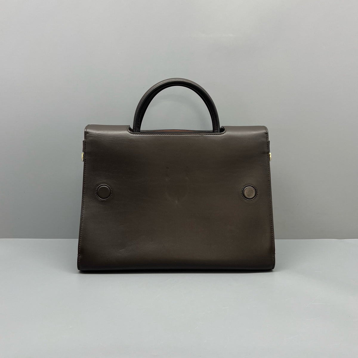 Dior Dark Brown Leather Gold Hardware