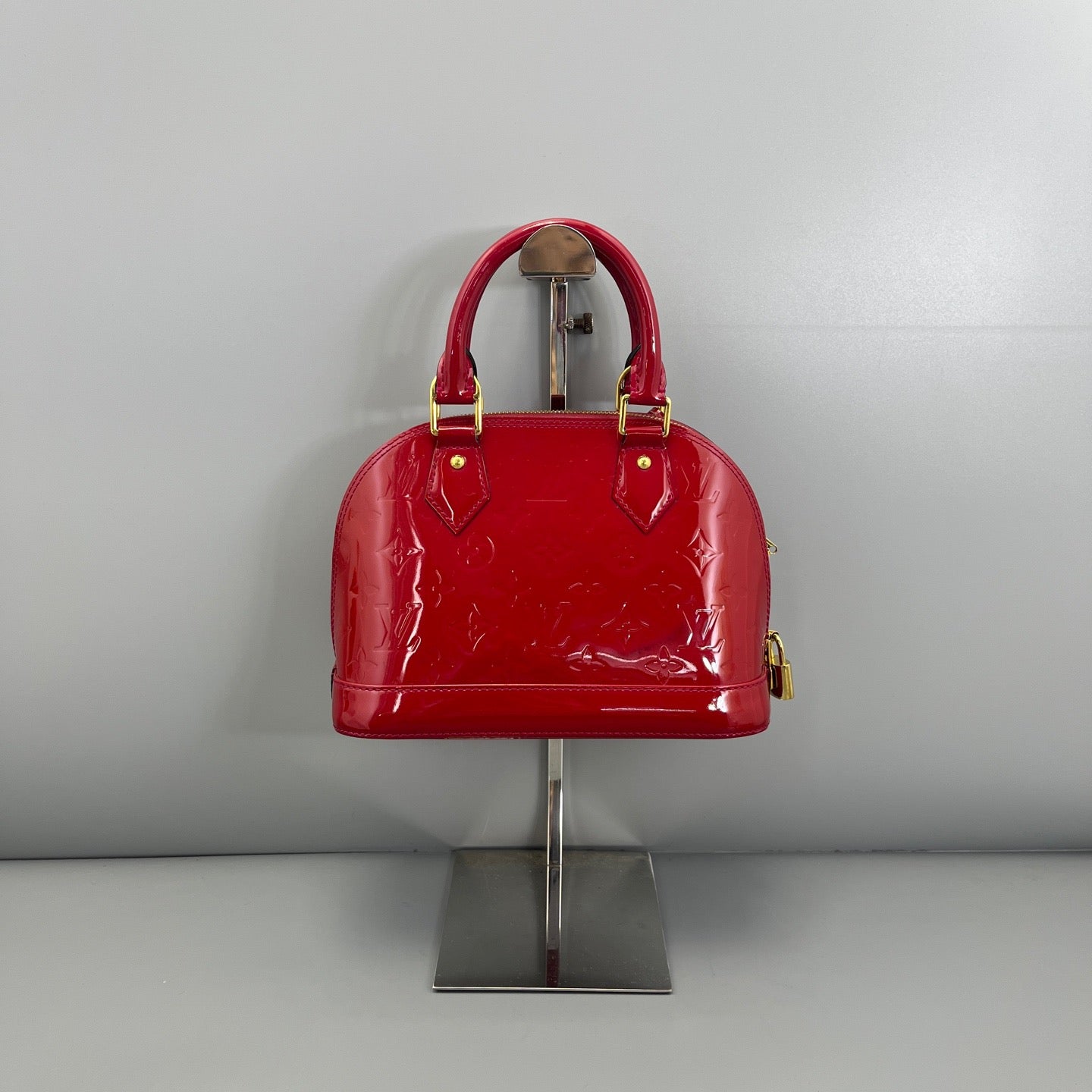 Louis Vuitton Red Vernis Alma BB