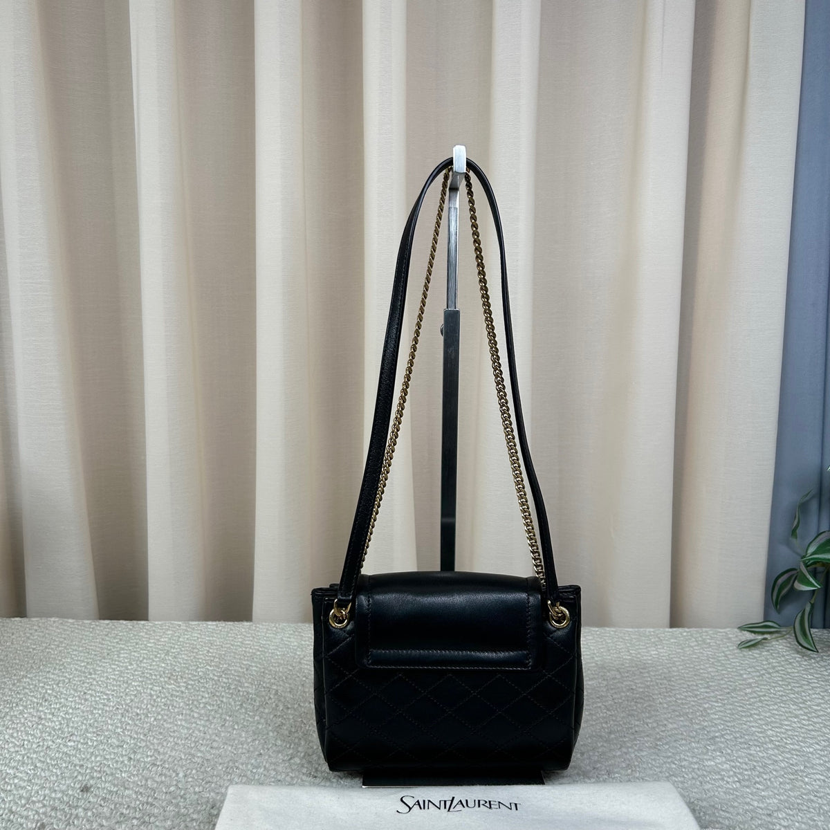 YSL Nolita Mini Black Lambskin Chain Bag 16cm