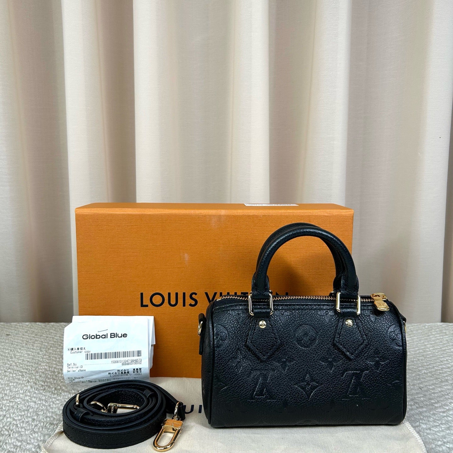 Louis Vuitton Speedy Nano Bag Black