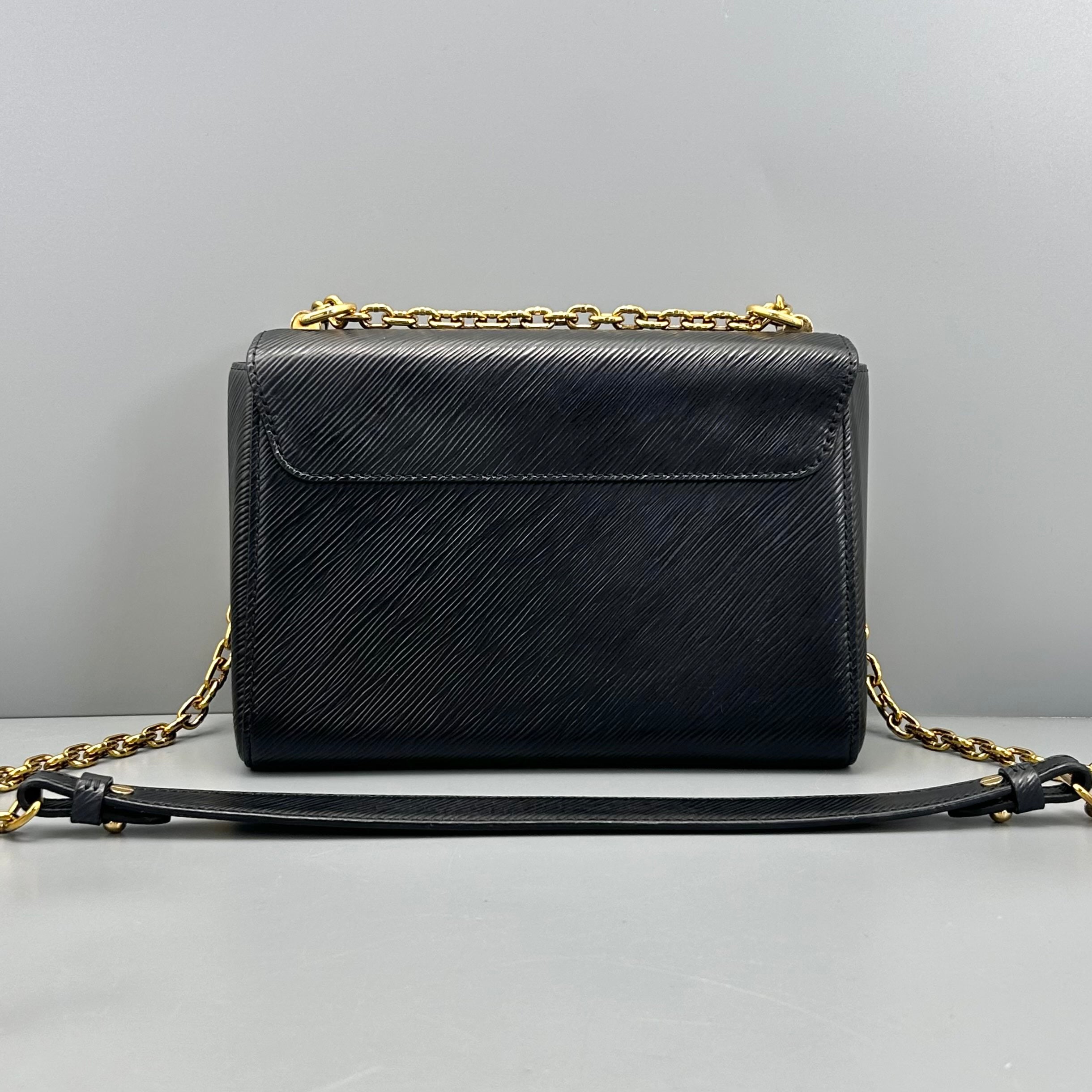 Louis Vuitton Black Epi Leather Twist