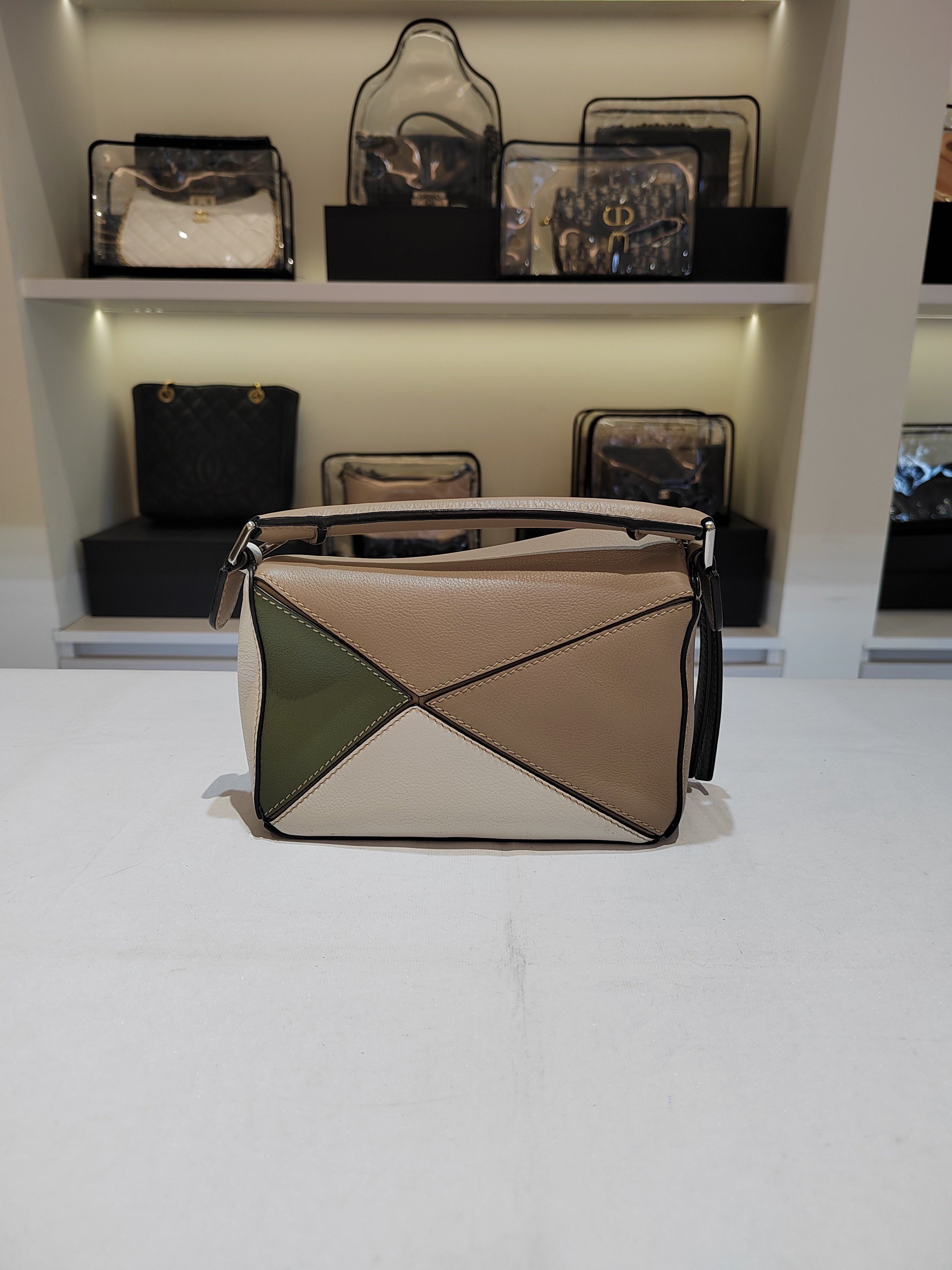 Loewe Puzzle Mini Beige Multicolor