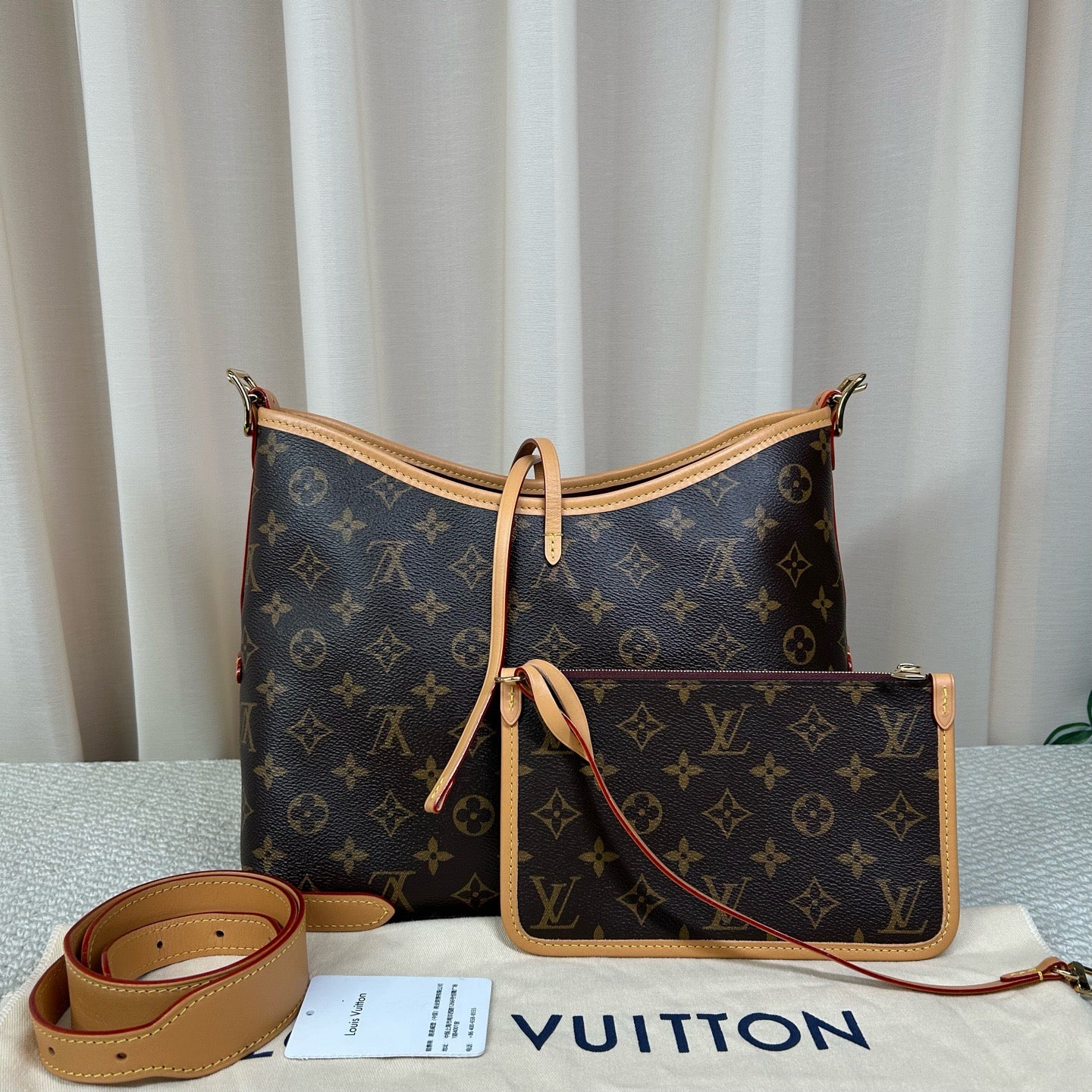 LV Carryall PM Bag Monogram Brown