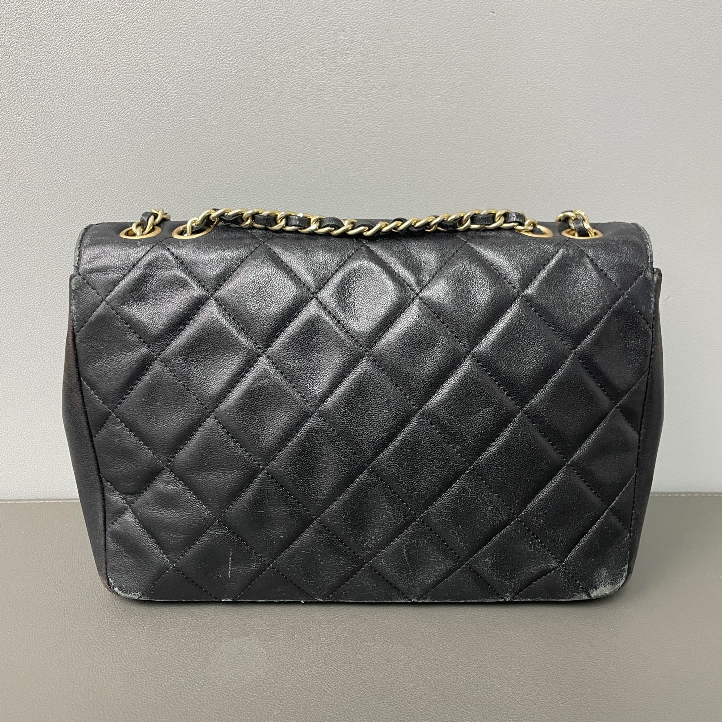 Chanel Large Embossed Double CC Black