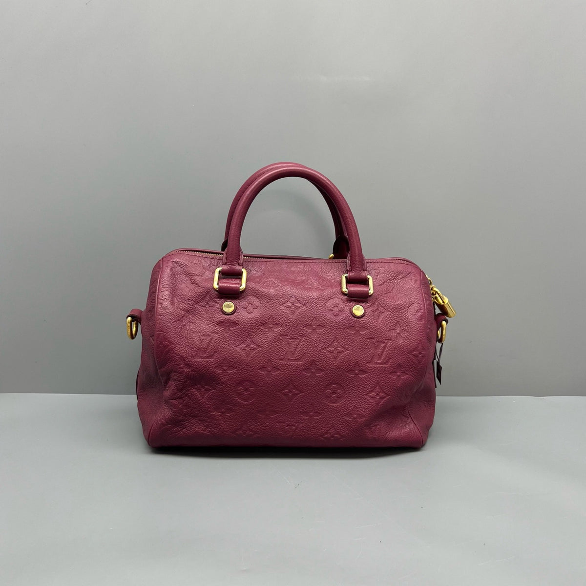 Louis Vuitton Burgundy Speedy25