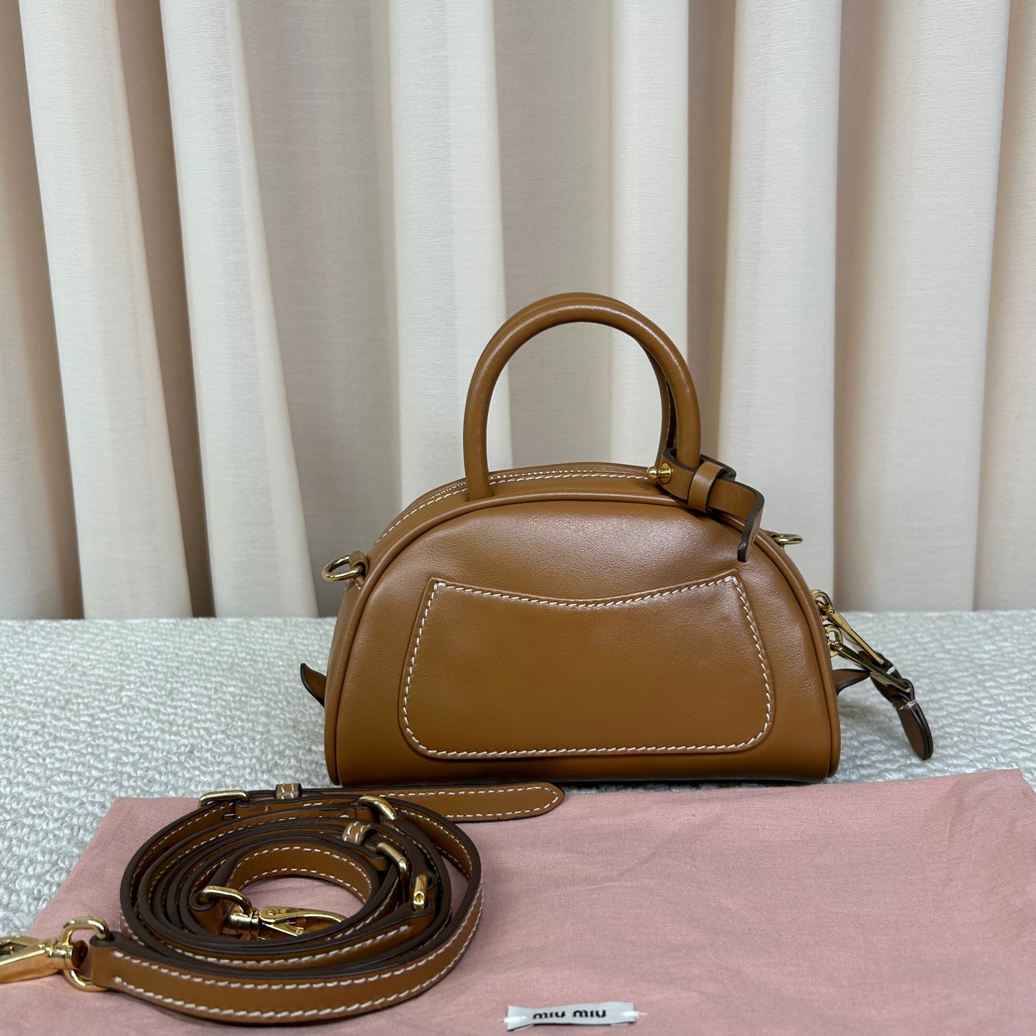 Miu Miu Beau Mini Bowling Bag