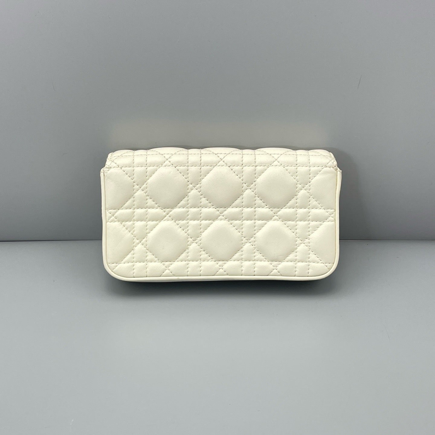 Christian Dior Lady Dior WOC White
