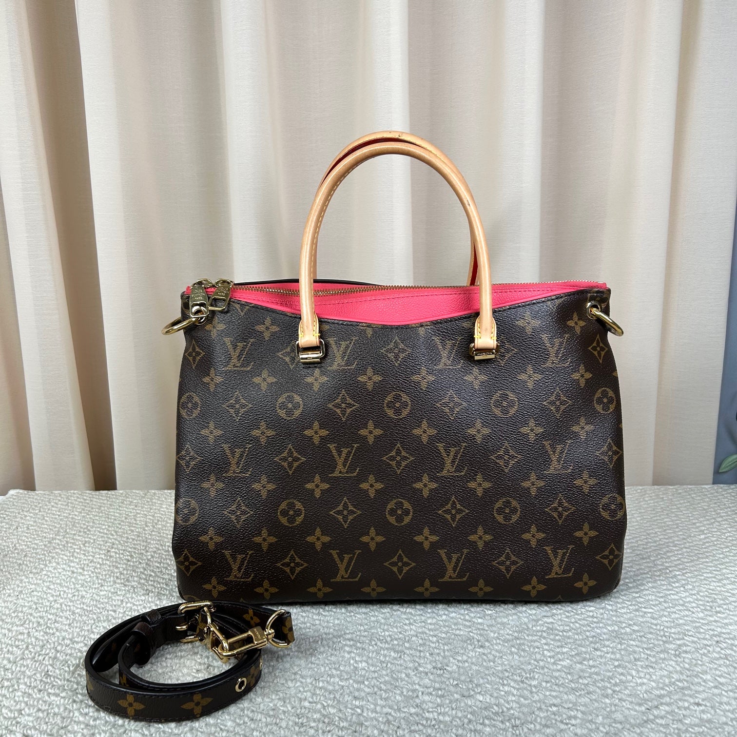 LV Monogram Pallas Tote Bag