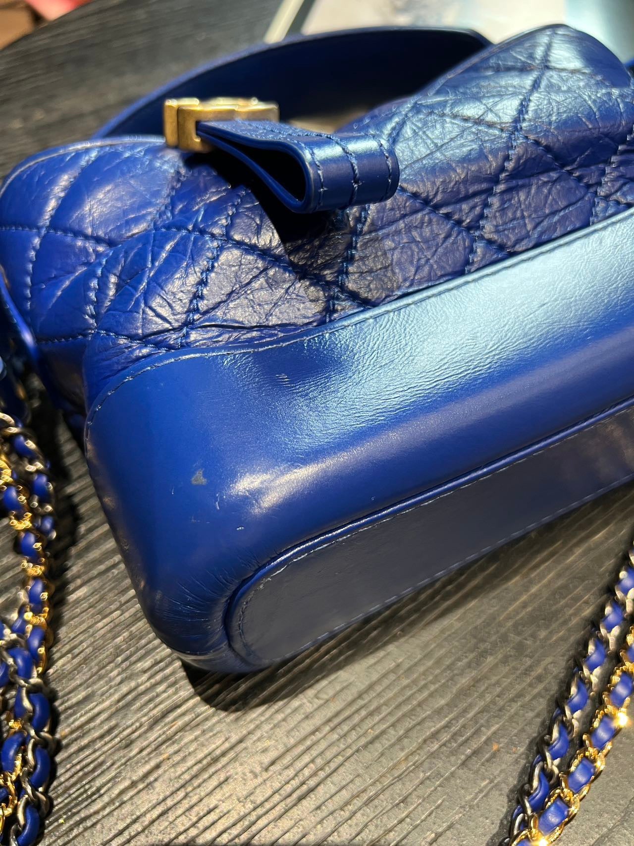 Chanel Gabrielle Small Blue