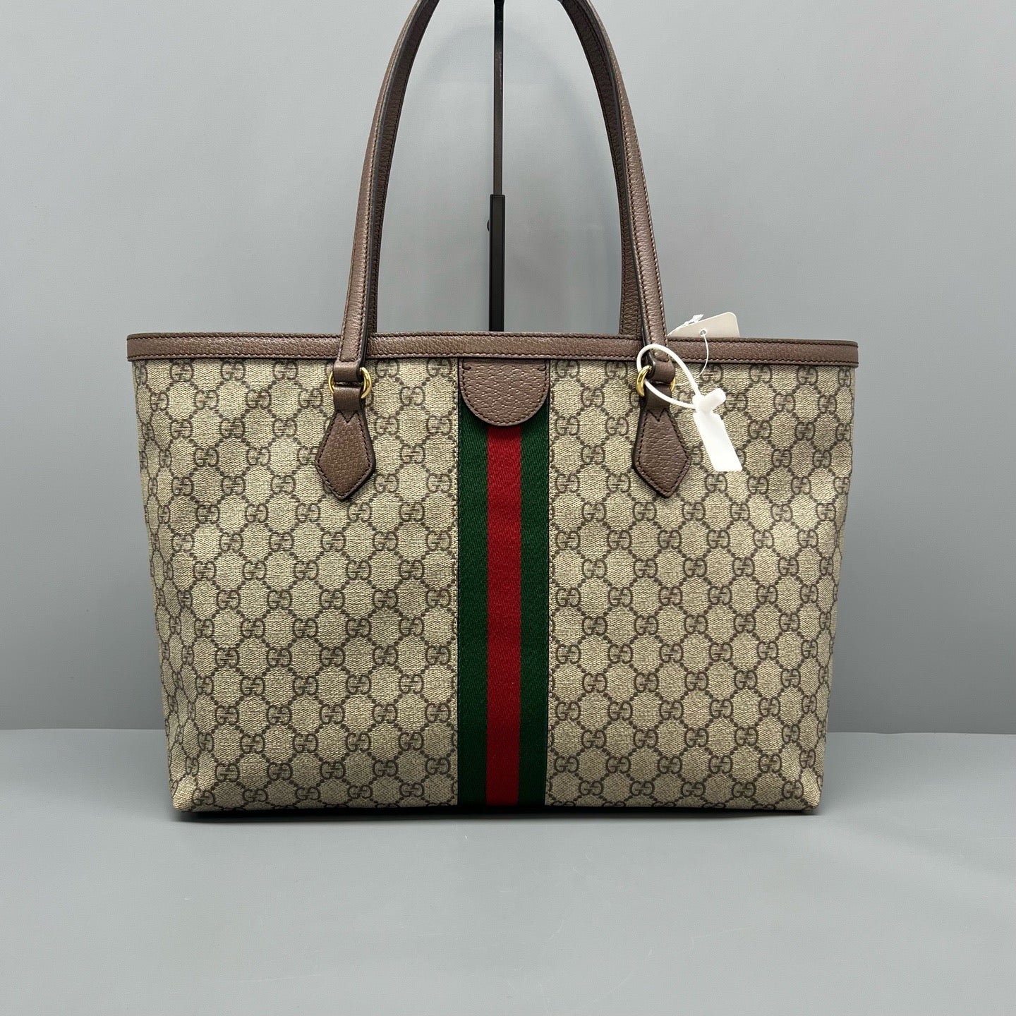 Gucci Ophidia Large Tote Bag Ebony Brown