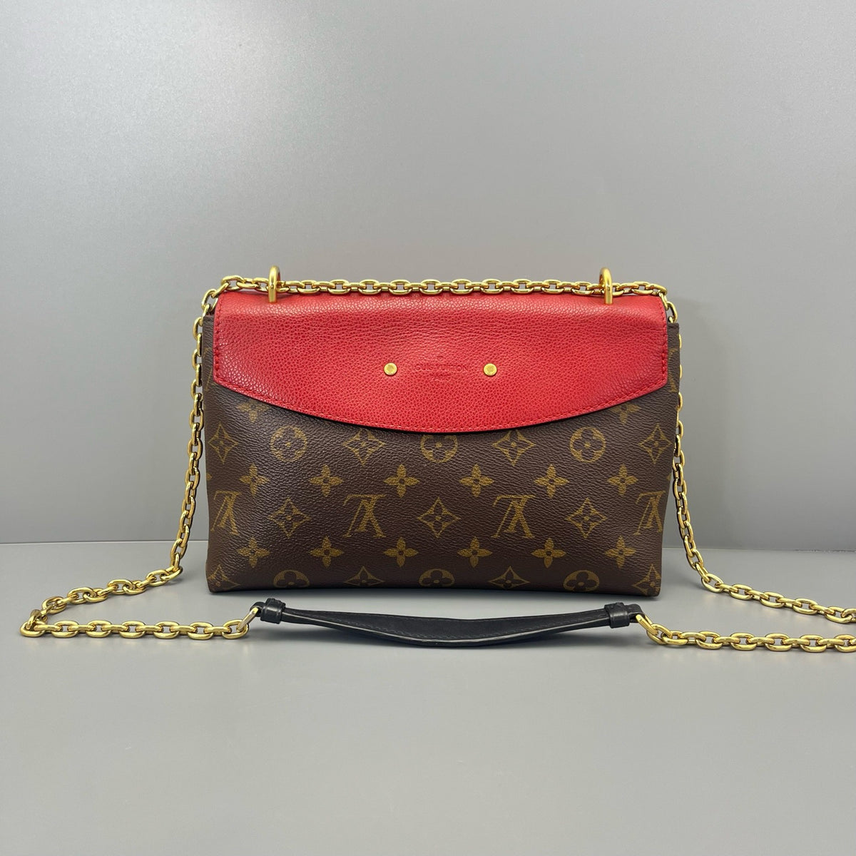 Louis Vuitton Monogram Saint‑Germain MM Red