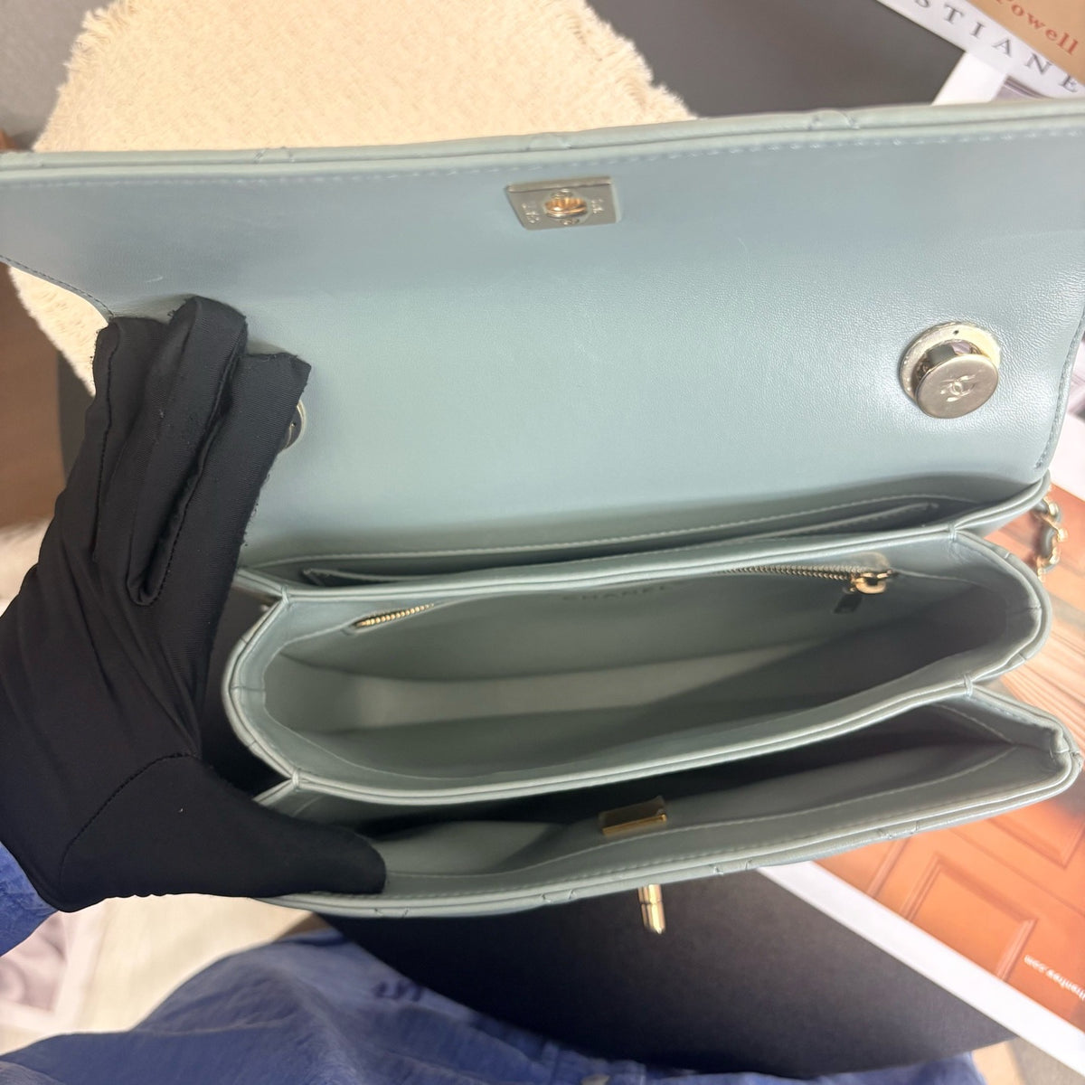 Chanel Trendy CC Medium, Light Green