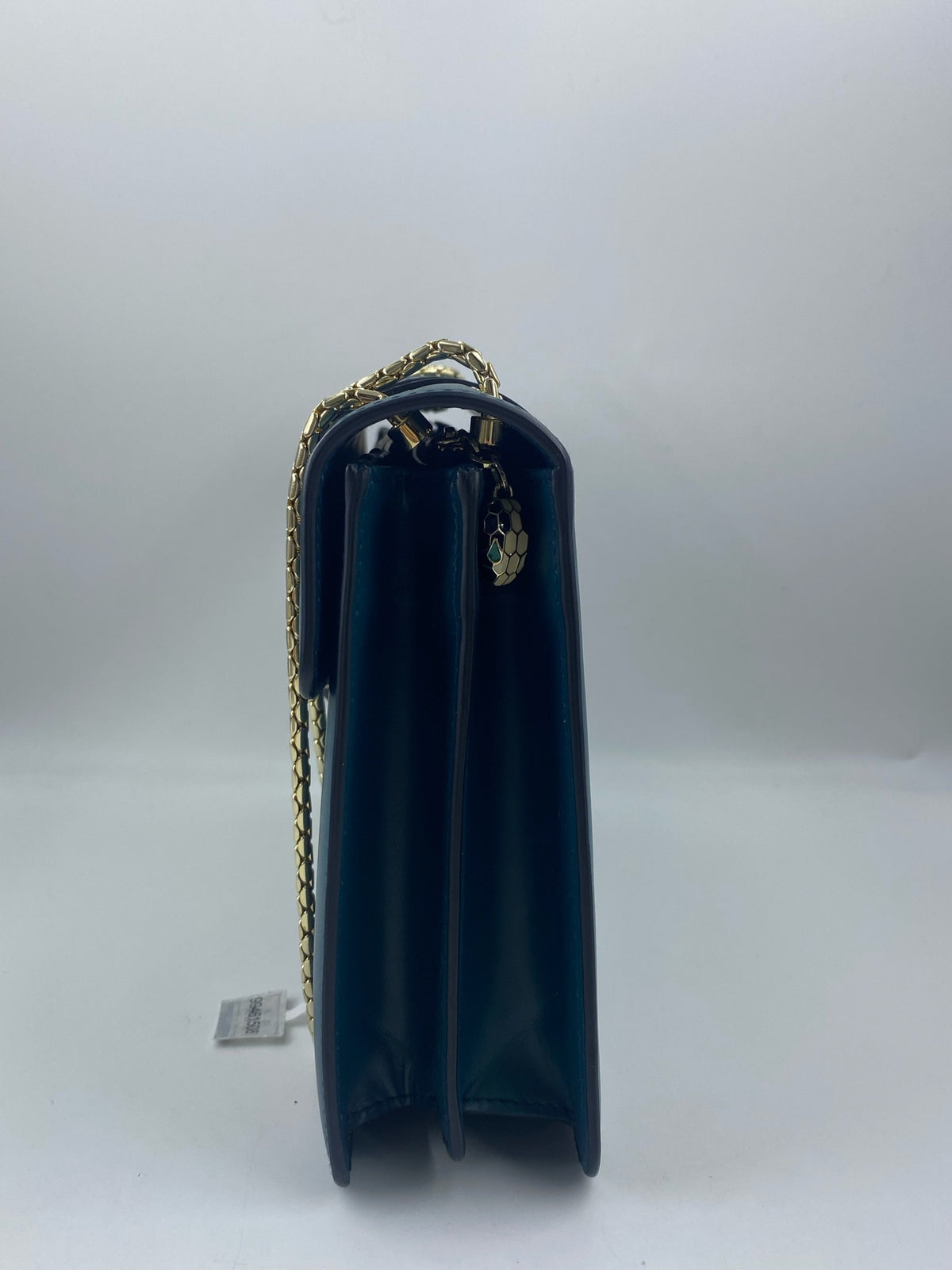 Bvlgari Serpenti Forever Shoulder Bag, Turquoise Smooth Calfskin