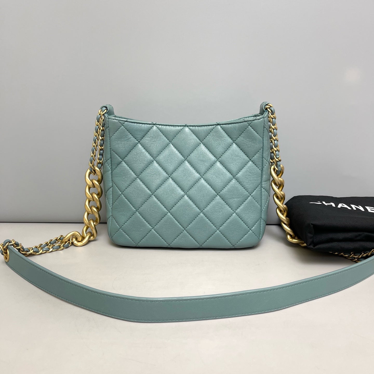 Chanel Quilted Hobo Shoulder Bag